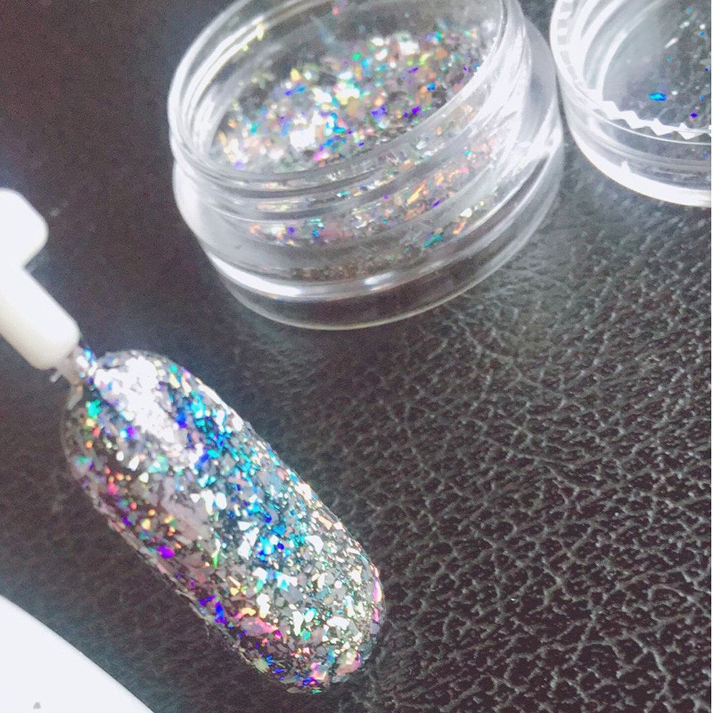 Magic Sequins Powders - Mirror Glitter Nail Art Kit for DIY Manicure & Nail Design | Perfect for Parties, Weddings, and Special Occasions