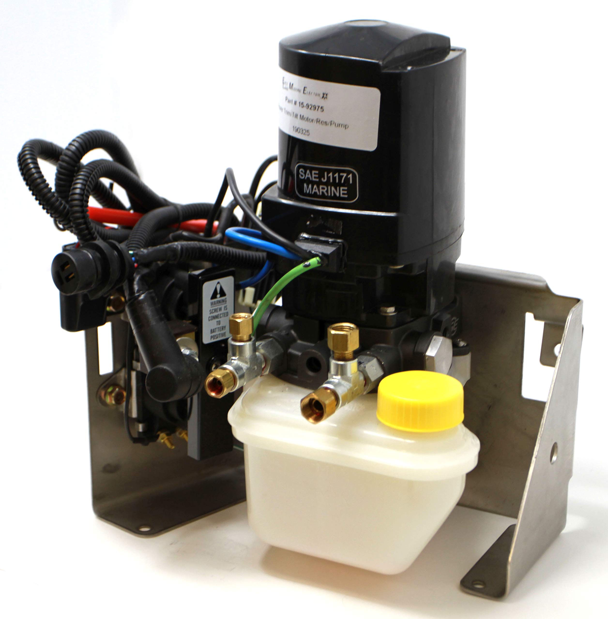 ELM Products Compatible with Mercury Outboard PT Motor, Reservoir, Pump & Bracket - Complete Late Model Replacement for Early Style Prestolite Unit | Perfect for Marine Engine Repair & Boat Maintenance