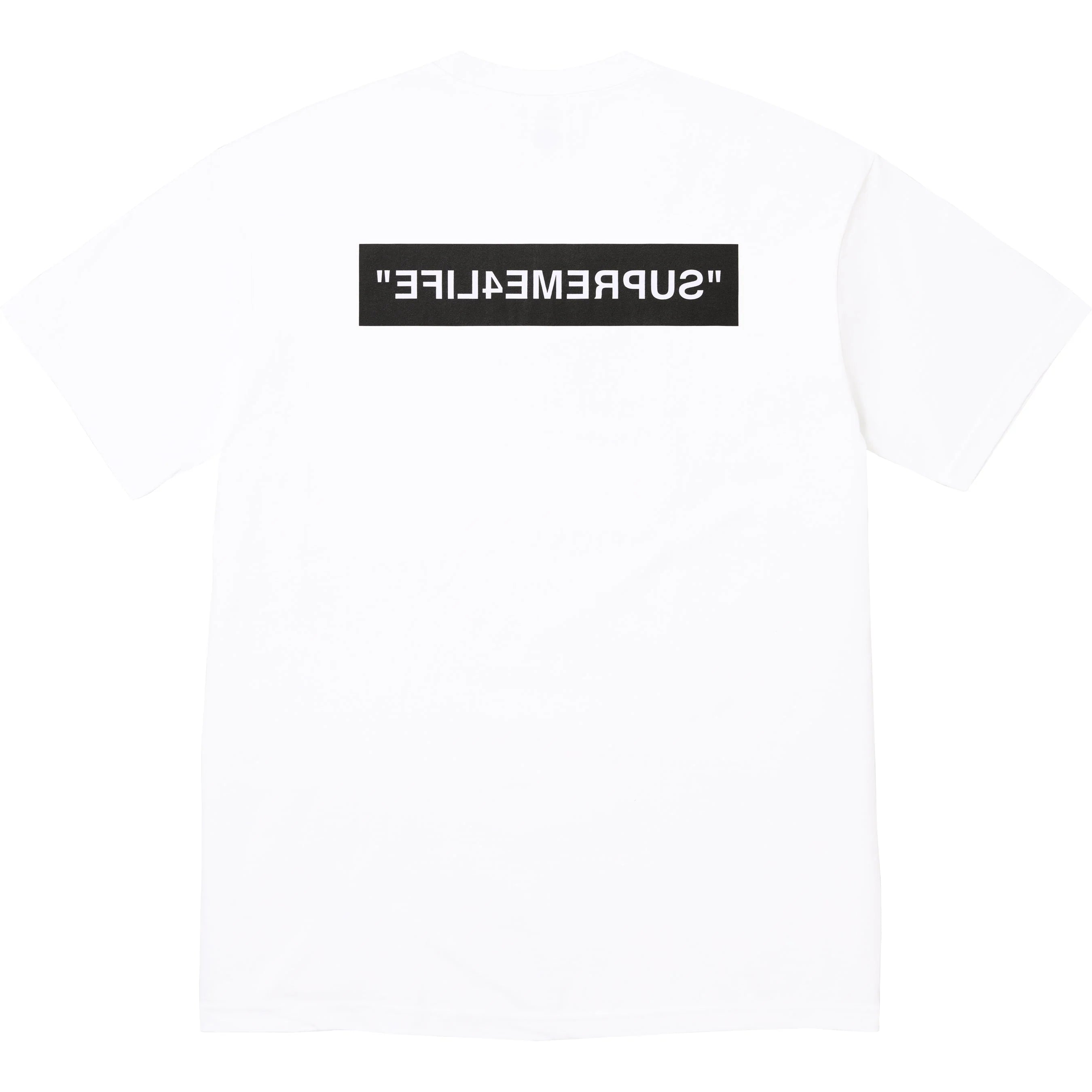 Supreme 4 Life T-Shirt - White Cotton Streetwear Tee for Men & Women | Casual Wear, Urban Fashion, Street Style Outfits