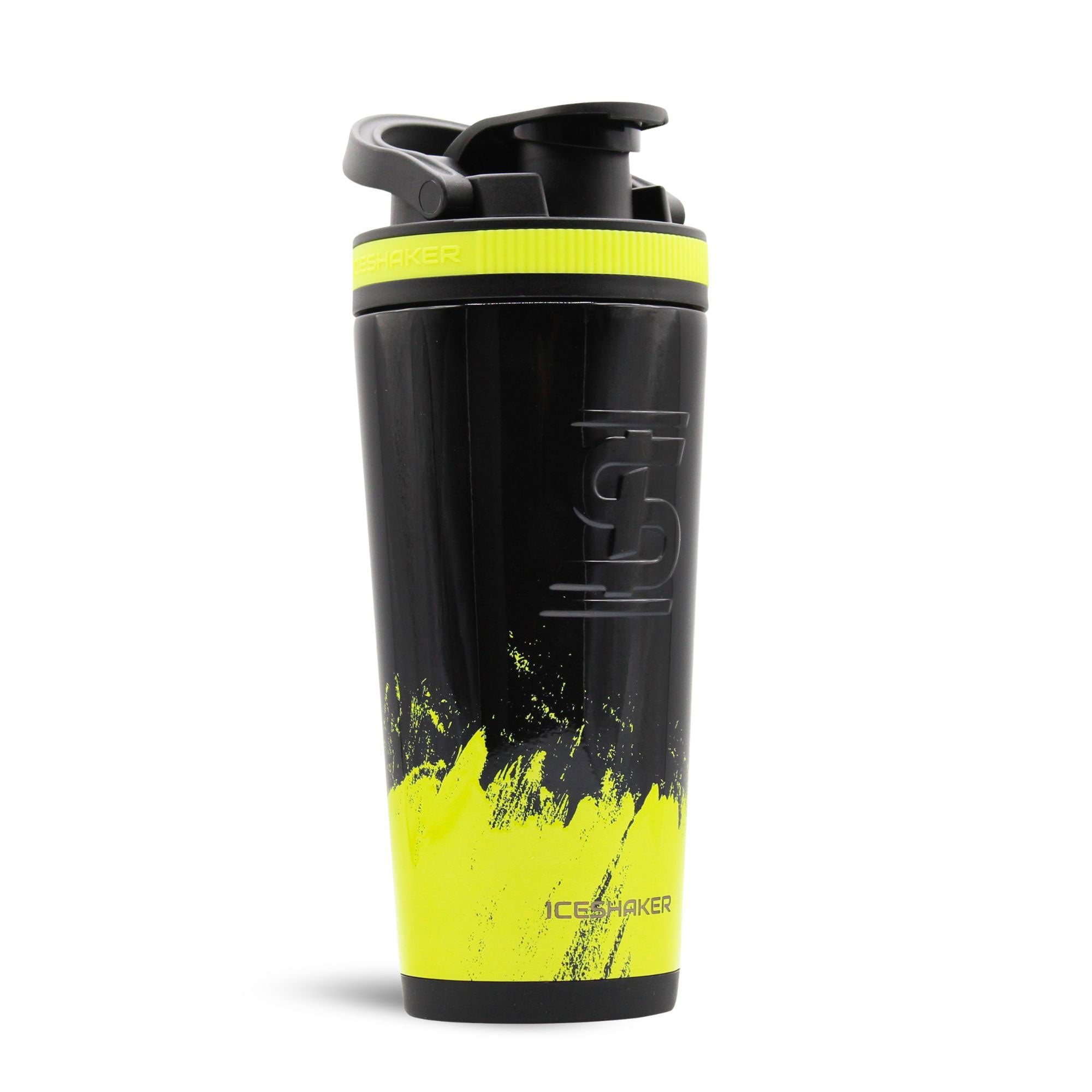 4D Series 26oz Ice Shaker Bottle - Leak Proof Protein Shaker Cup for Gym, Workout & Travel - BPA Free Fitness Water Bottle with Mixing Ball for Protein Powder & Smoothies