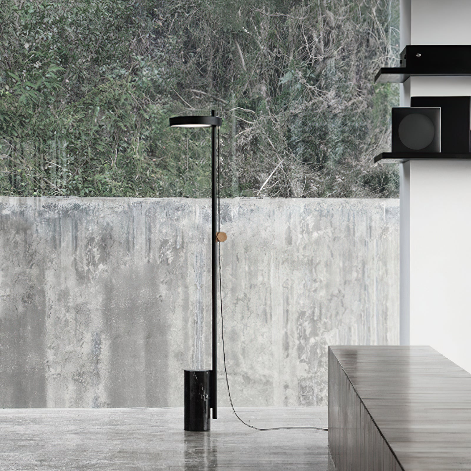 Modern Cylinder Base Standing Floor Lamp - Adjustable Height LED Living Room Light for Bedroom, Office & Reading Corner