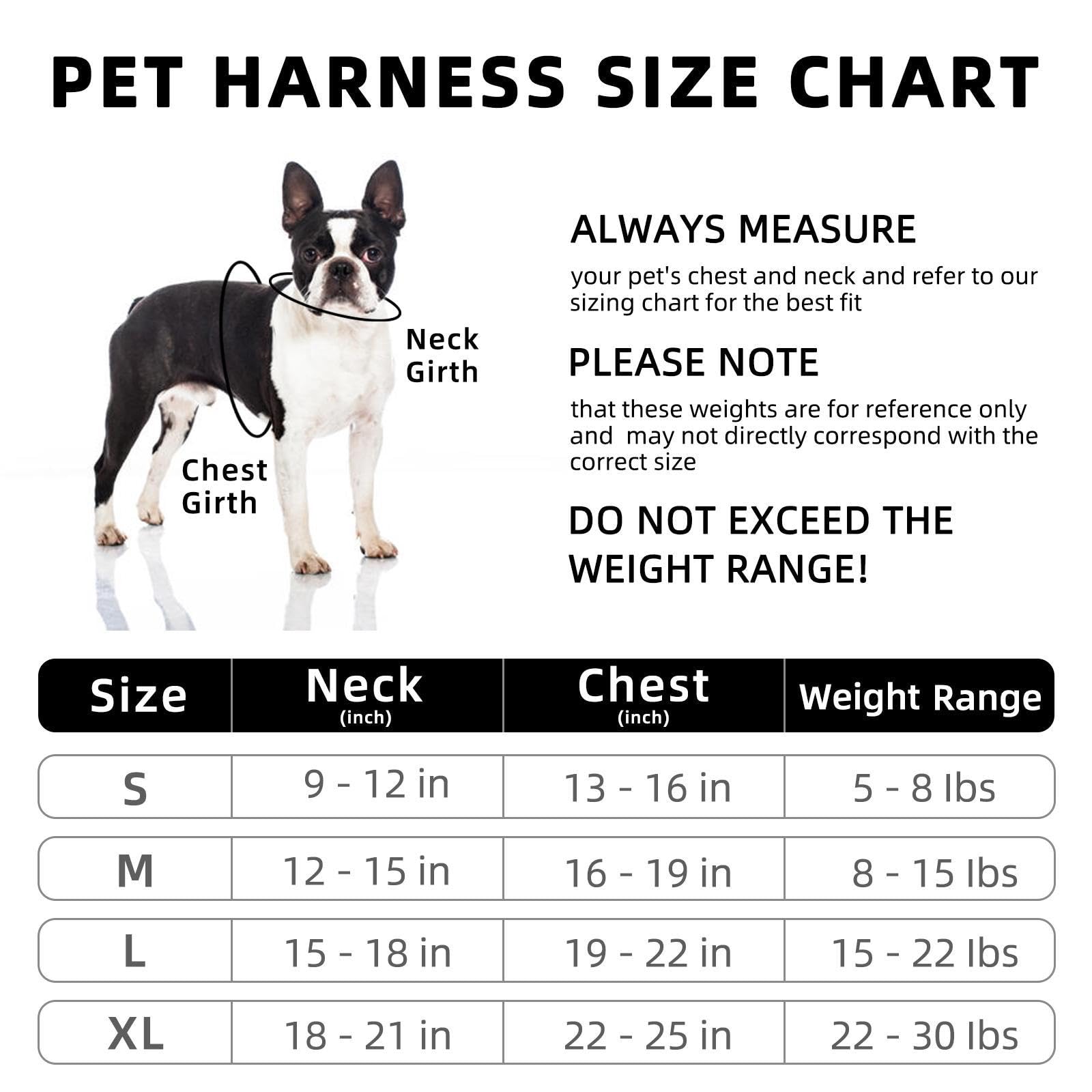 No Pull Dog Harness with 2 Leash Clips - Adjustable Breathable Padded Vest for Small & Medium Dogs - Reflective Safety Harness & Leash Set (Black, Medium) - Perfect for Walking, Training & Outdoor Adventures