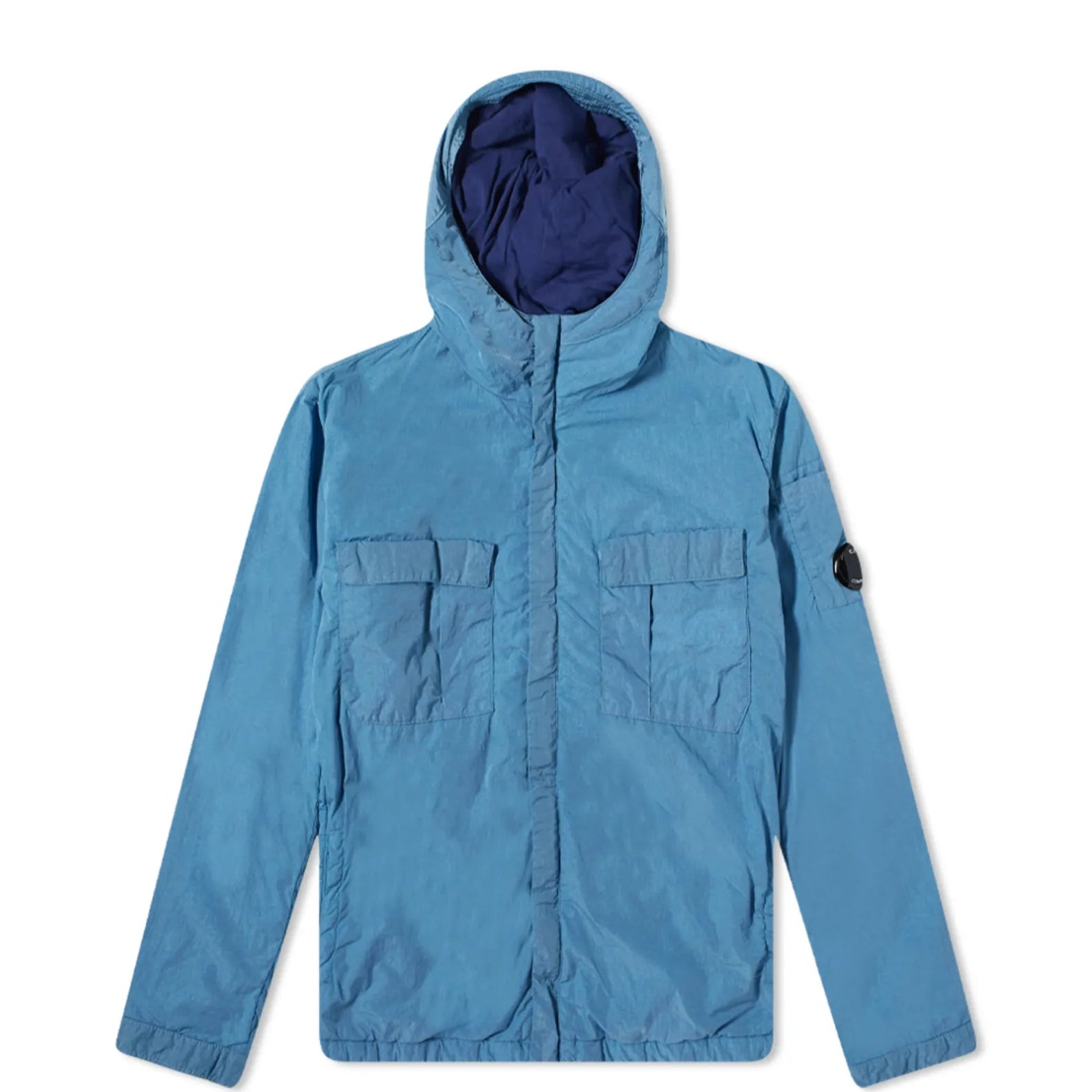 CP Company Kids Lens Chrome Overshirt - Stylish Windbreaker Jacket for Boys & Girls - Perfect for School, Outdoor Activities & Urban Fashion