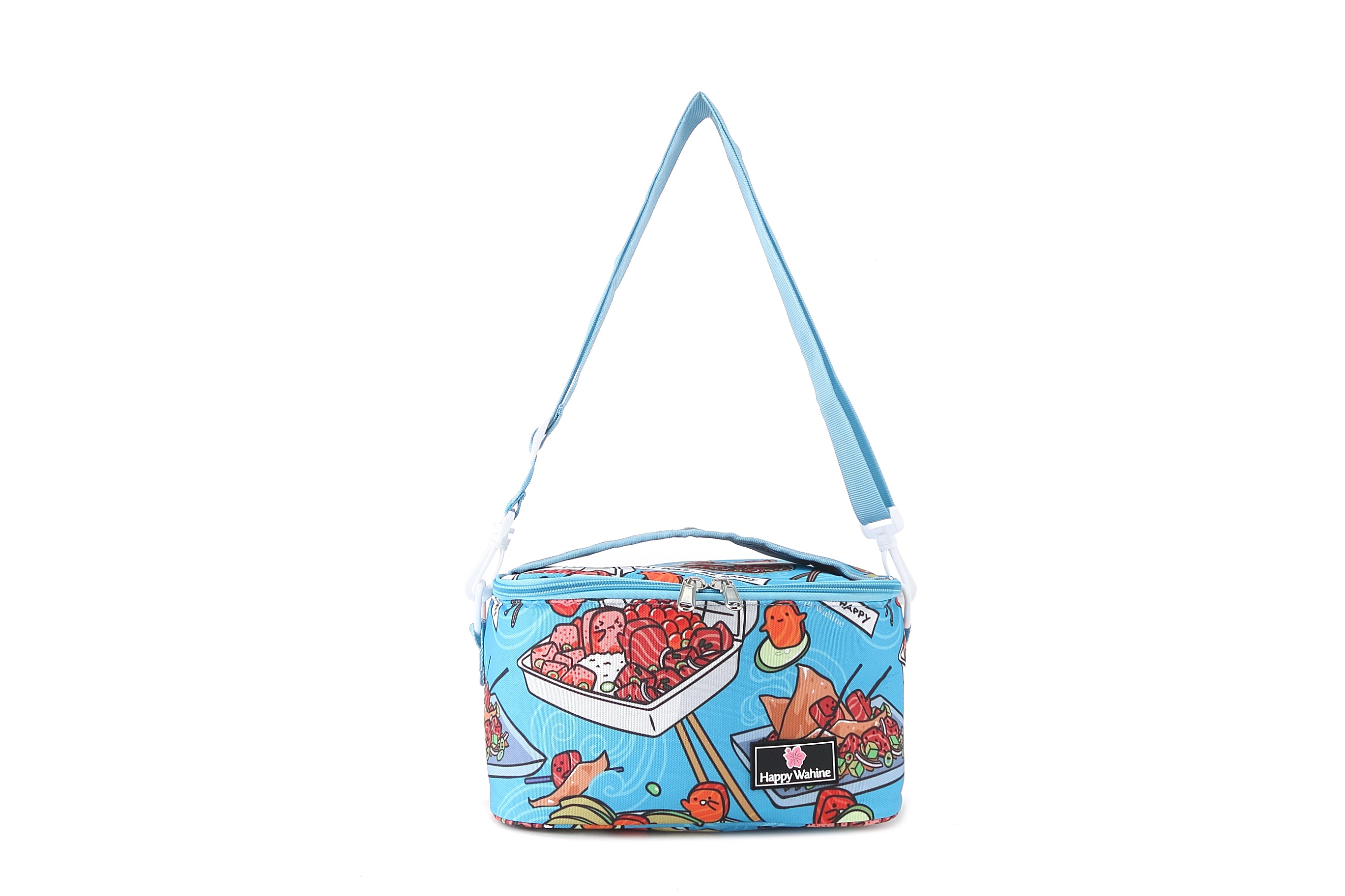 Premium Small Cooler Tote Bag for Picnics & Beach Outings - Competition Blue - Insulated Lunch Box for Work, Camping & Outdoor Activities