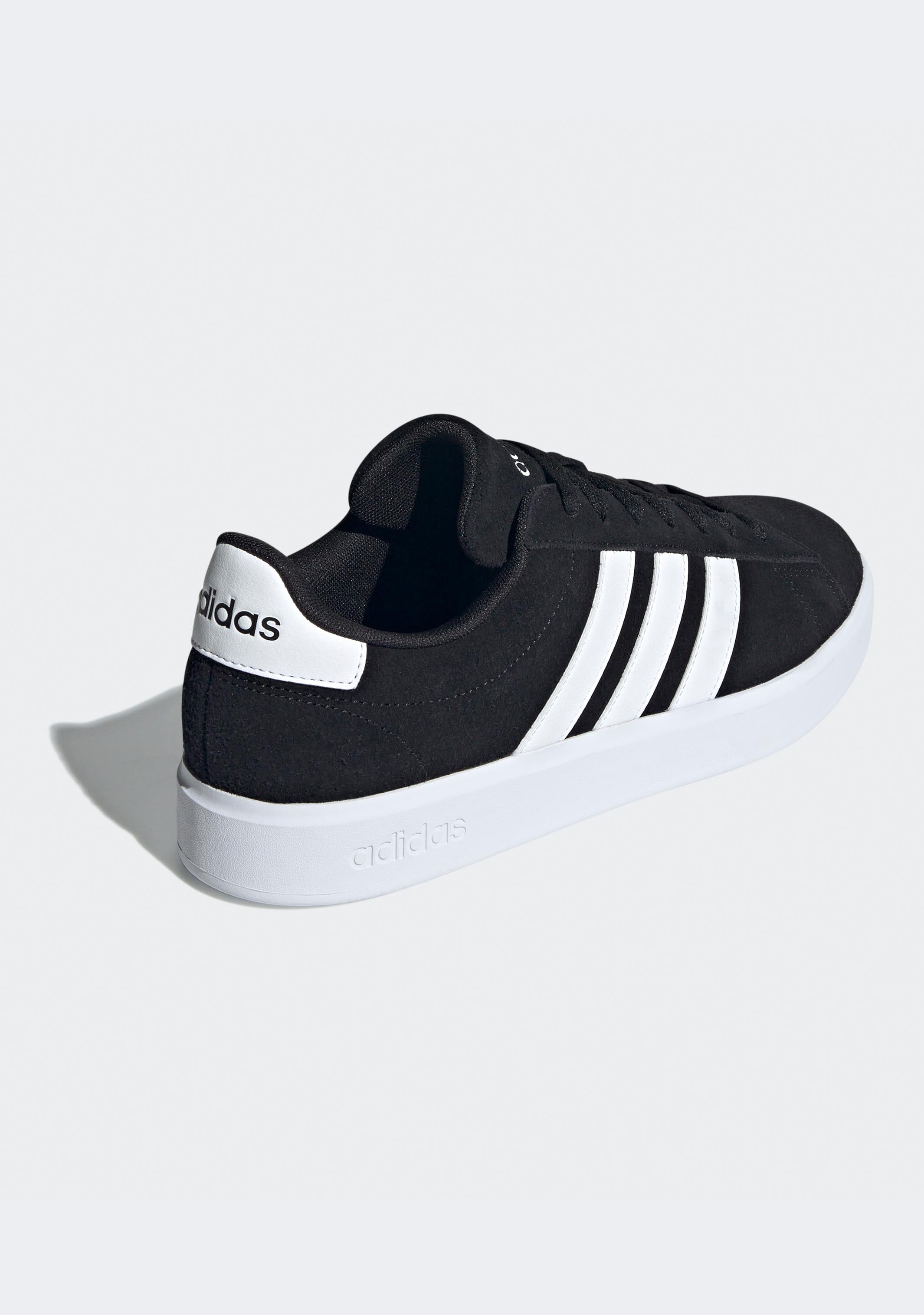 Adidas Men's Grand Court 2.0 Sneakers - Comfortable Casual Shoes for Walking, Running & Everyday Wear | Classic White Tennis Shoes for Men