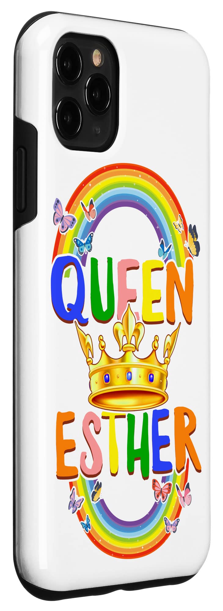 iPhone 11 Pro Max Case - Queen Esther Purim Jewish Holiday Design for Women & Girls | Perfect for Purim Parties, Jewish Celebrations & Christian Events