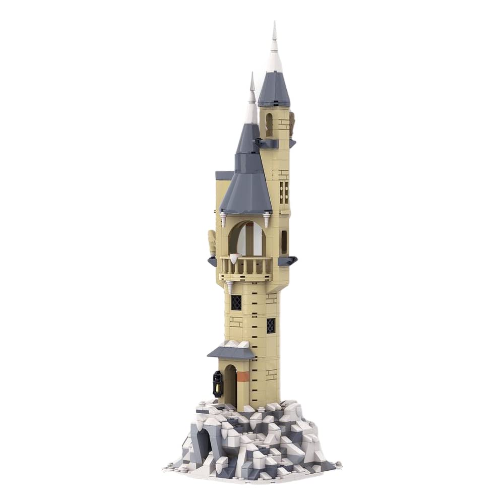 Harry Potter Owlery Tower Building Kit - 478 Pcs Medieval Magic Castle DIY Model Set for Kids, Witch Villa Hut Construction Toy | Perfect Gift for Boys, Girls & Fans | Great for Birthday Presents, School Projects & Creative Play