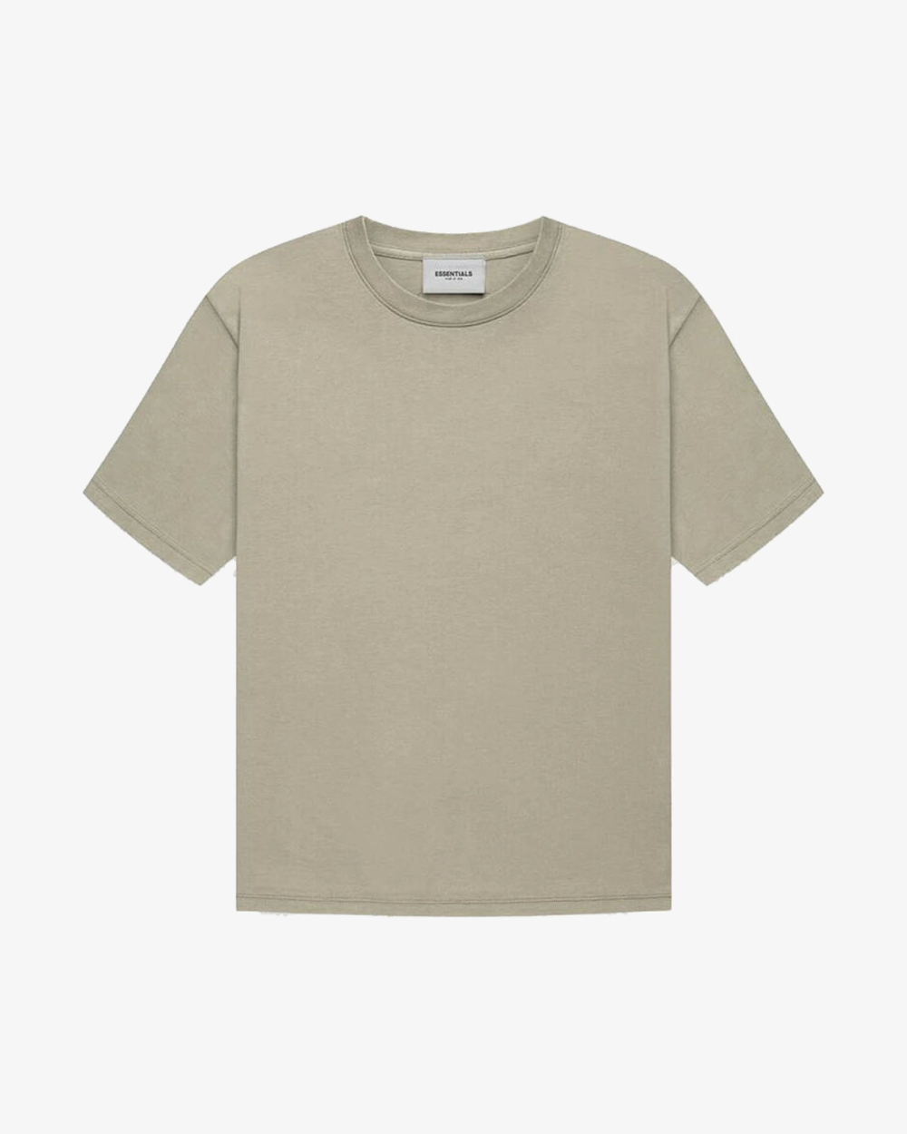 FOG Essentials FW21 Pistachio Green Silicon Applique Logo T-Shirt - Casual Streetwear for Men, Perfect for Everyday Wear & Urban Fashion