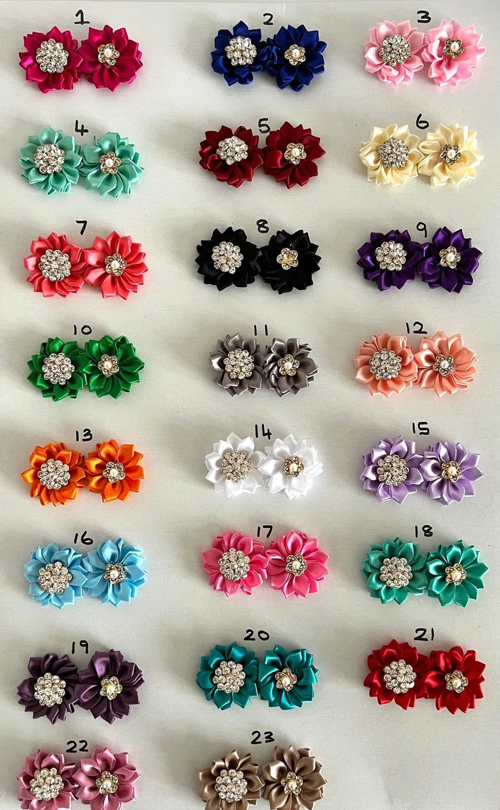 Floral Bridal Hair Comb - Elegant Wedding Hair Accessory with Flowers in Various Colors (TT329) | Perfect for Brides, Bridesmaids & Special Occasions