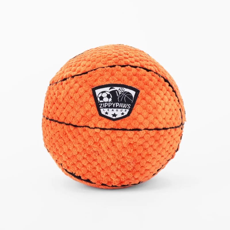 ZippyPaws Sportsballz Basketball Dog Toy - Durable Fetch & Chew Toy for Active Dogs, Perfect for Outdoor Play & Training (10% OFF)