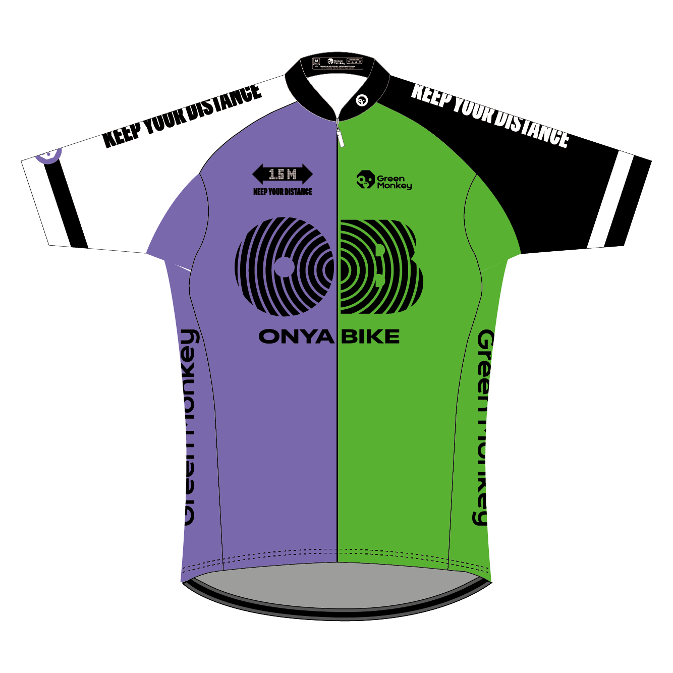 ONYA BIKE Pro Jersey (J08) - High-Performance Cycling Jersey for Men & Women - Perfect for Road Biking, Mountain Biking & Training