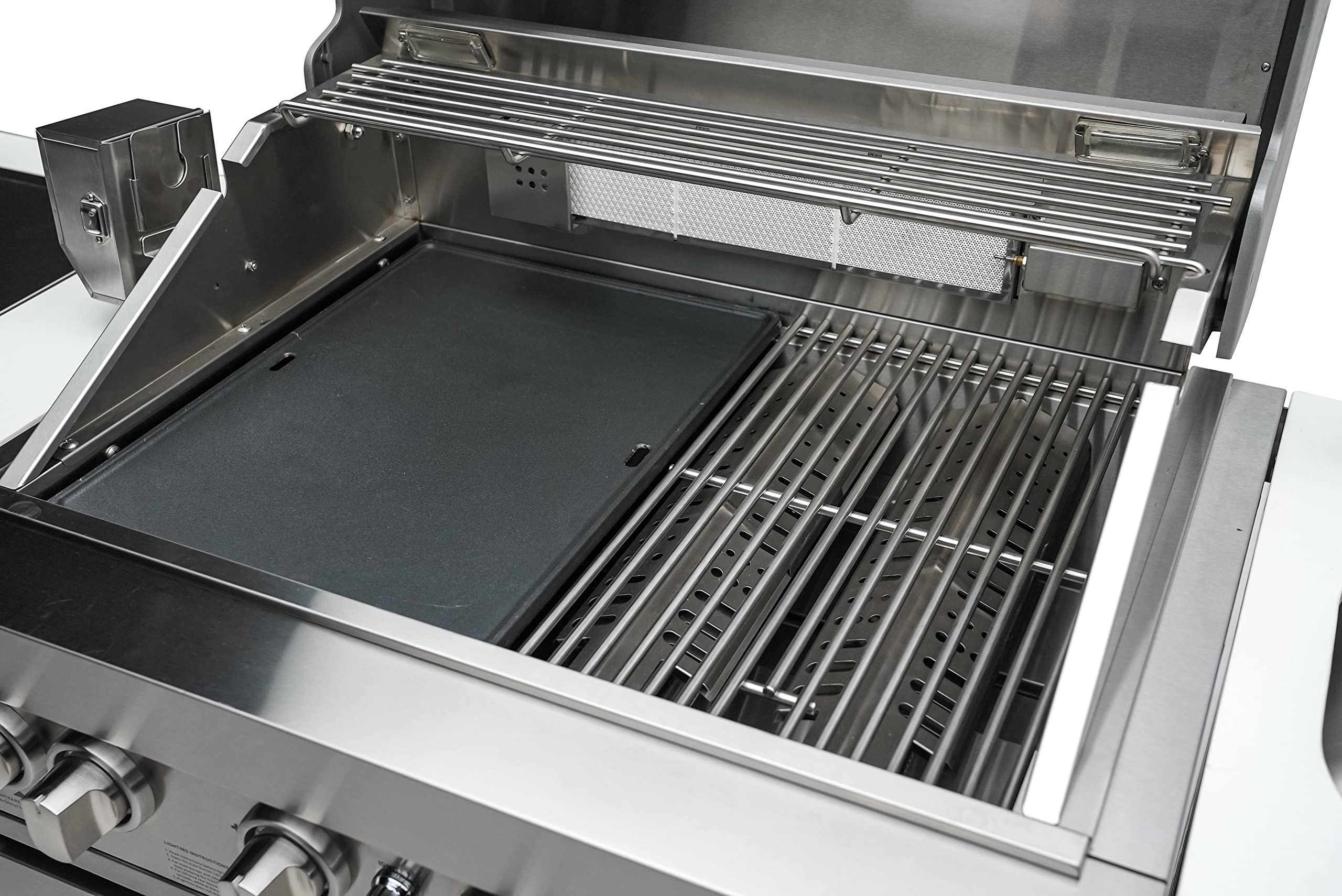 Mont Alpi MAGR Heavy Duty Reversible Cast Iron Grill Pan - Dual Sided Flat & Ridged Griddle Plate for MABi805, MABi400, MAi805, MAi400 & MA-957 Built-in/Outdoor Kitchen Islands - Perfect for Backyard BBQs, Camping & Outdoor Cooking