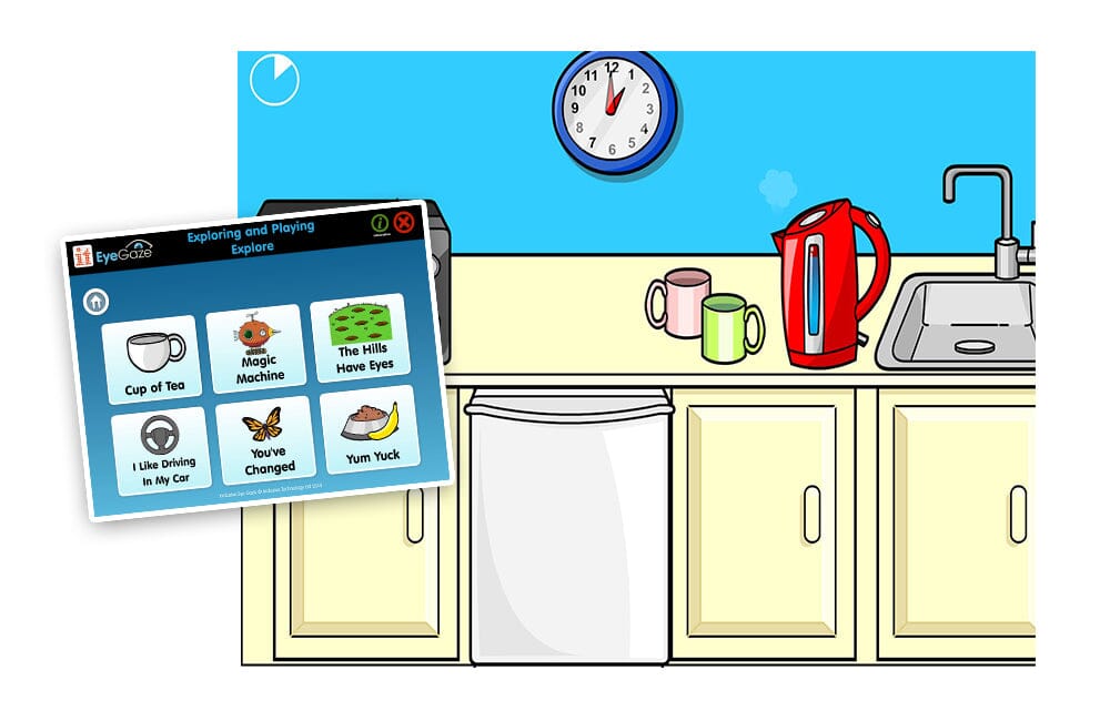 Inclusive Eye Gaze Learning Curve - Assistive Communication Device for Special Needs | Classroom & Therapy Use