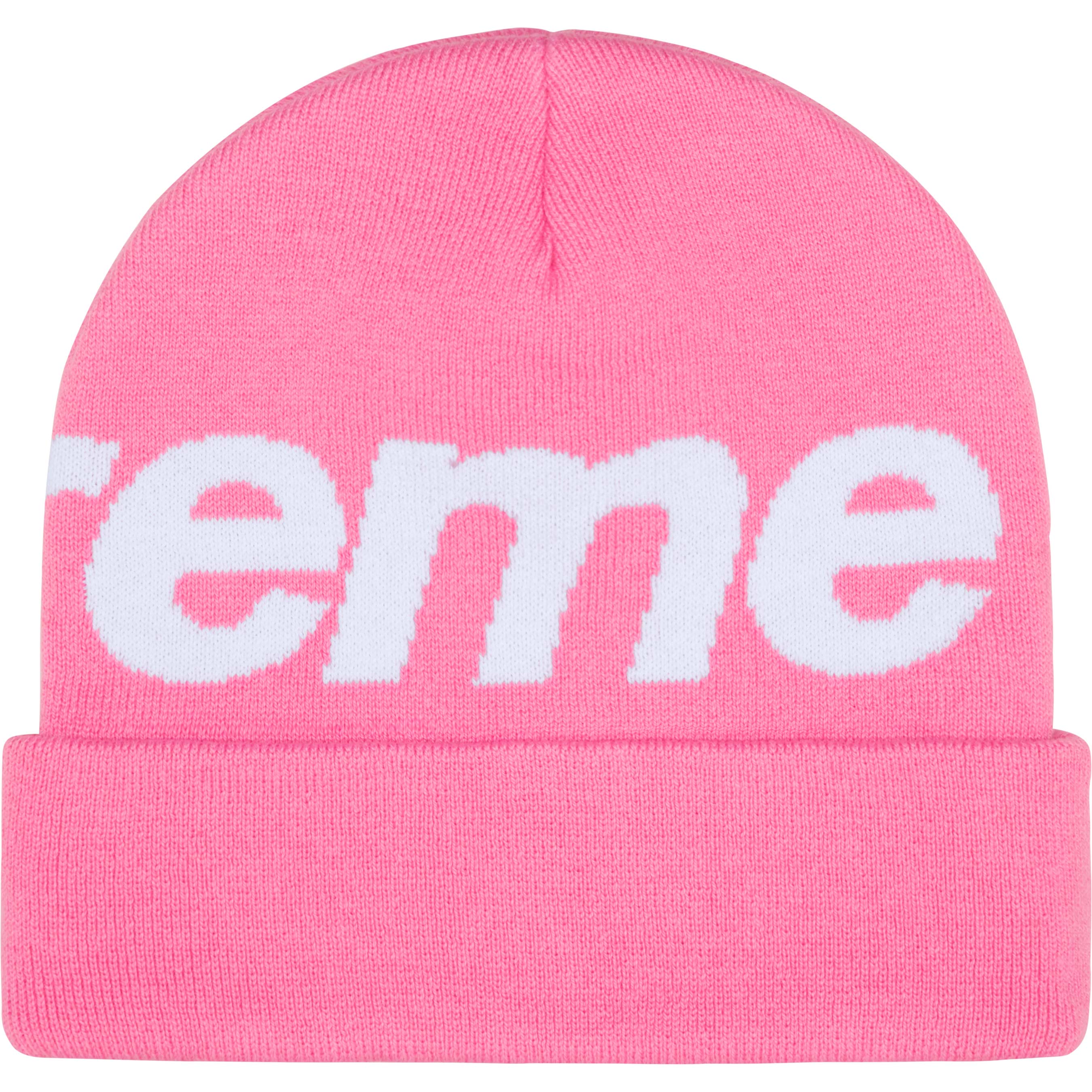 Supreme Big Logo Beanie - Soft Winter Hat for Men & Women - Warm Knit Skull Cap - Perfect for Cold Weather, Streetwear Fashion & Outdoor Activities