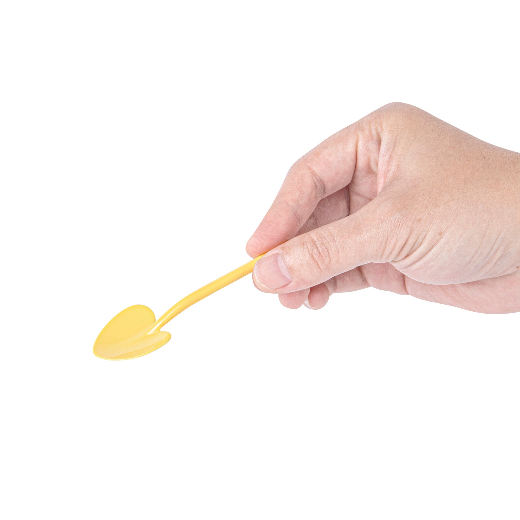 Bright Yellow Plastic Baby Love Shovel Spoon - 3.5