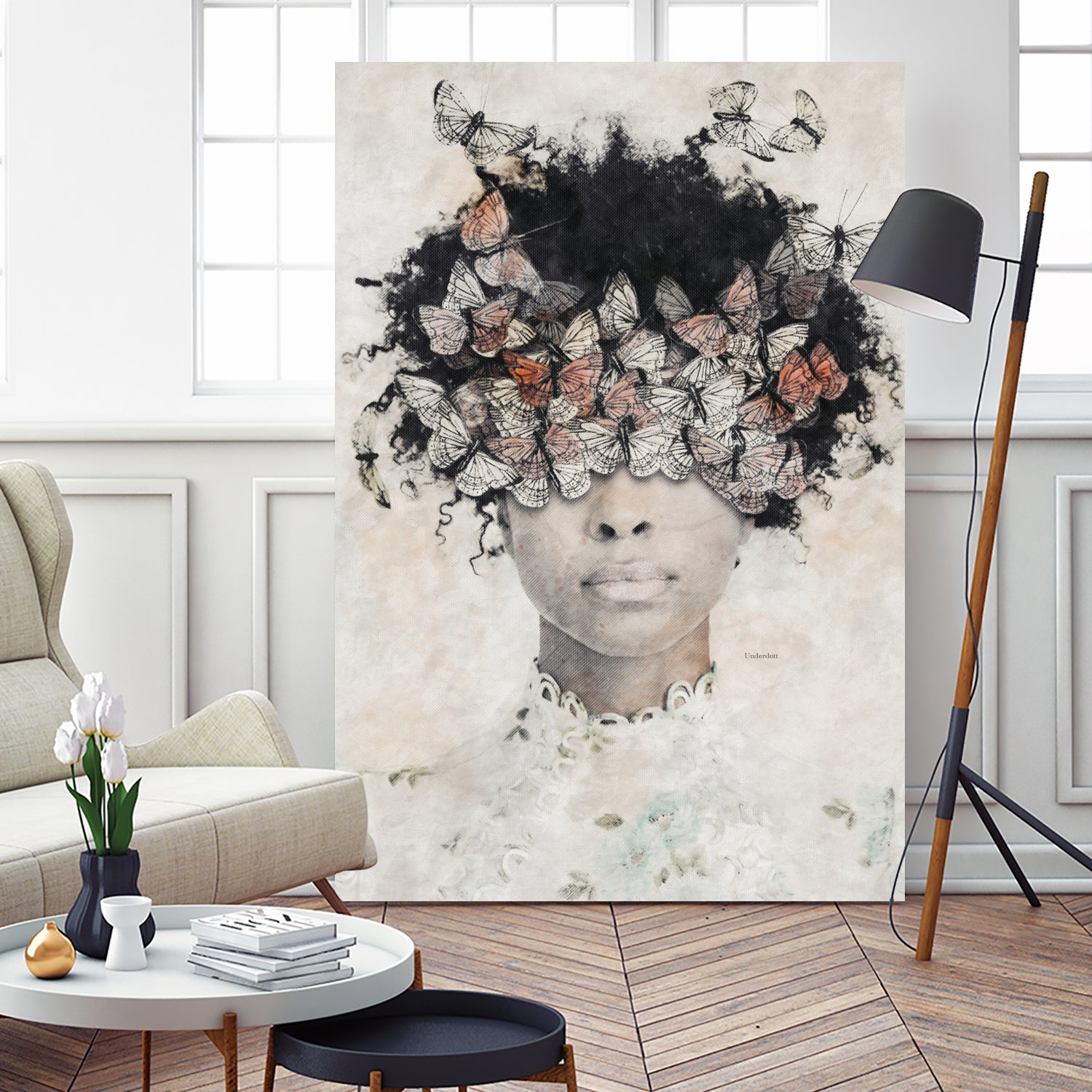 Beauty and Butterflies - Elegant Floral Butterfly Decor for Home & Garden | Perfect for Wall Art, Wedding Decorations, and Gift Ideas