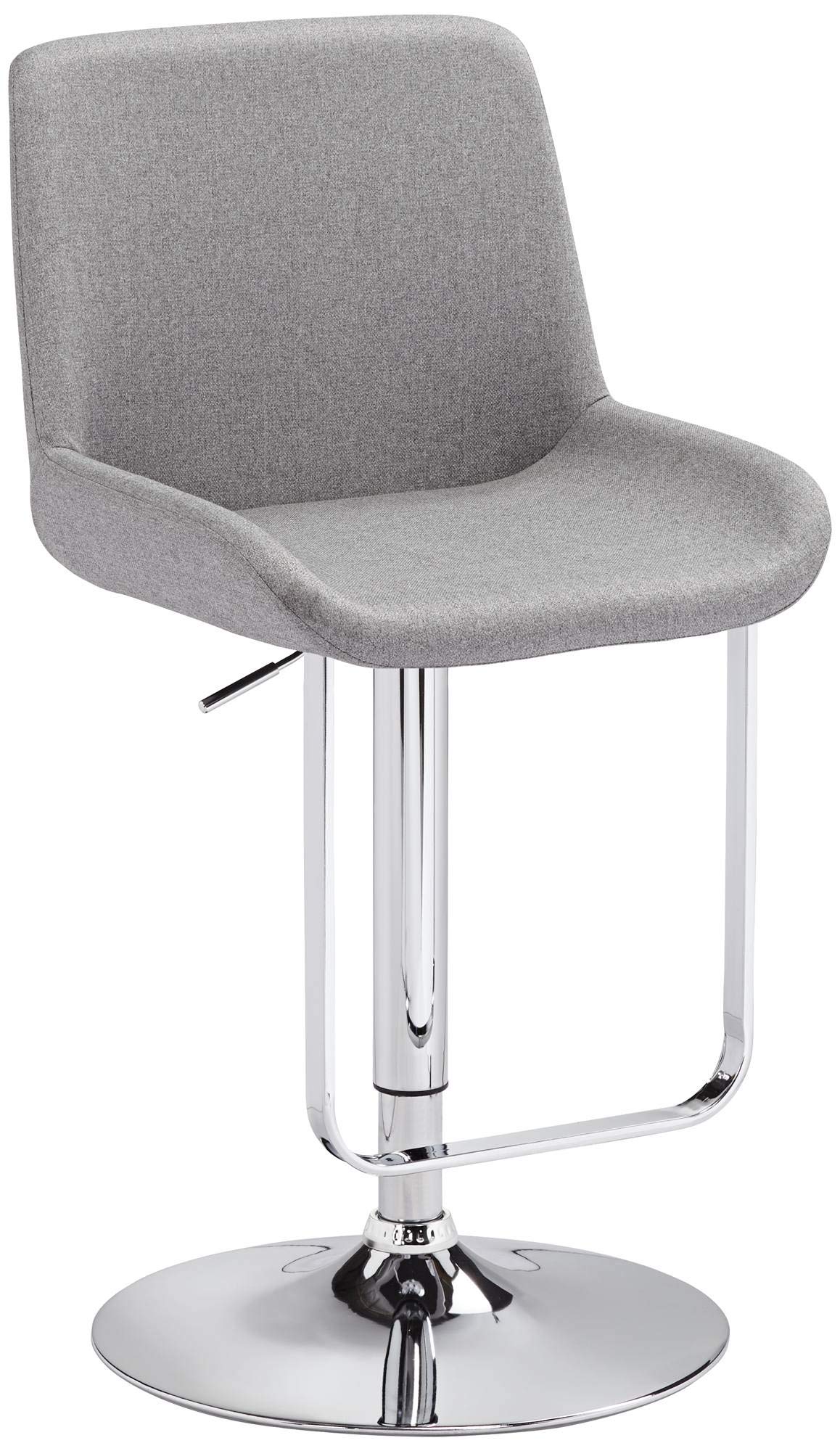 Vanguard Chrome Metal Swivel Bar Stool - 32.5