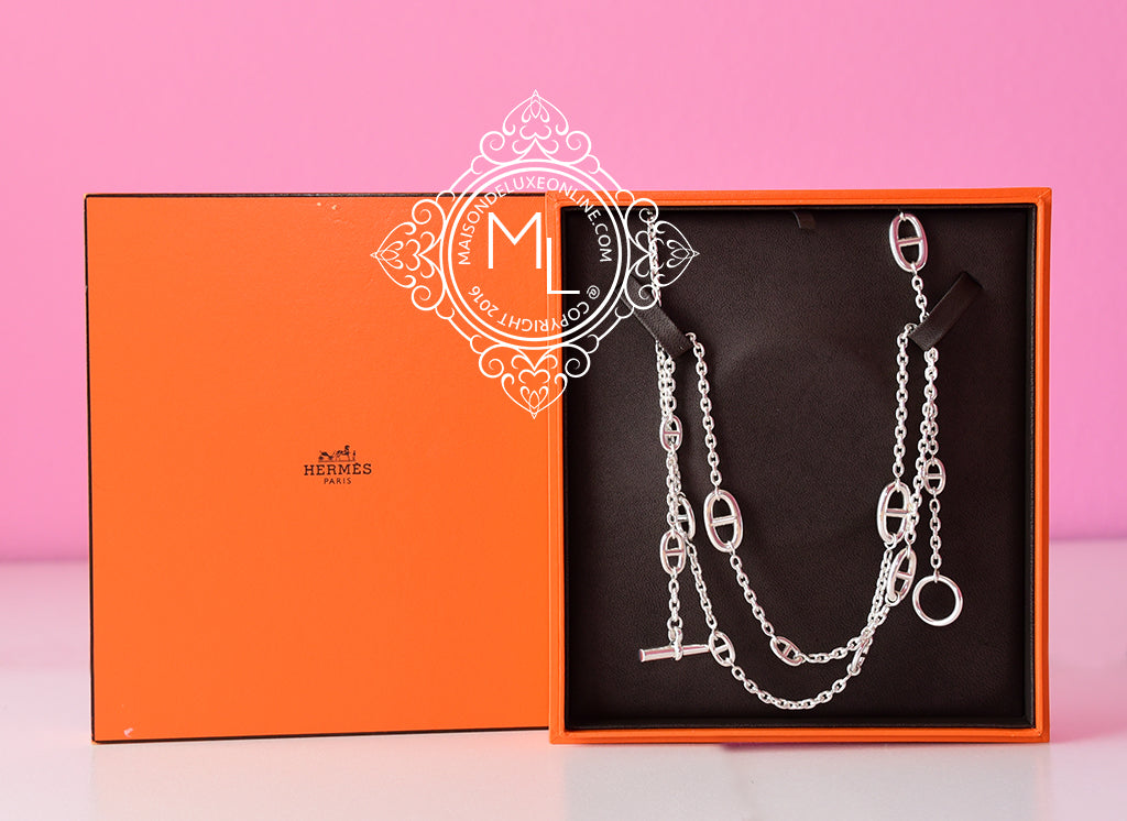 Hermes 925 Sterling Silver Farandole 120 47