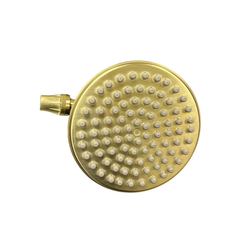 Premium ShowerMe® Gold Shower Head - High Pressure Water Saving Filter for Luxurious Spa-Like Bath Experience at Home