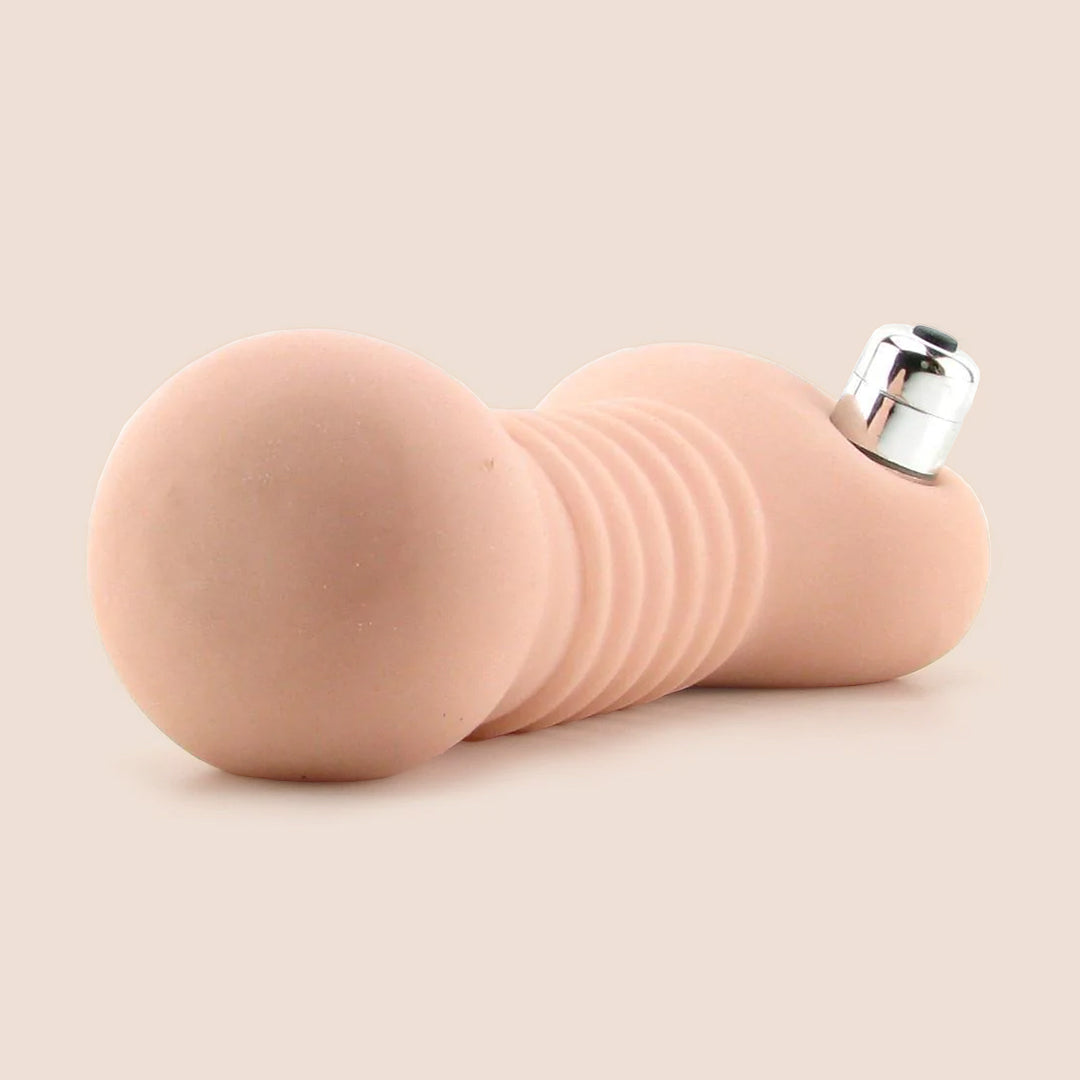 Signature Strokers Vicky Vette ULTRASKYN™ Deep Throat Sucker - Realistic Vibrating Male Masturbator for Enhanced Pleasure | Lifelike Feel & Intense Stimulation | Perfect for Solo Play & Couples Fun