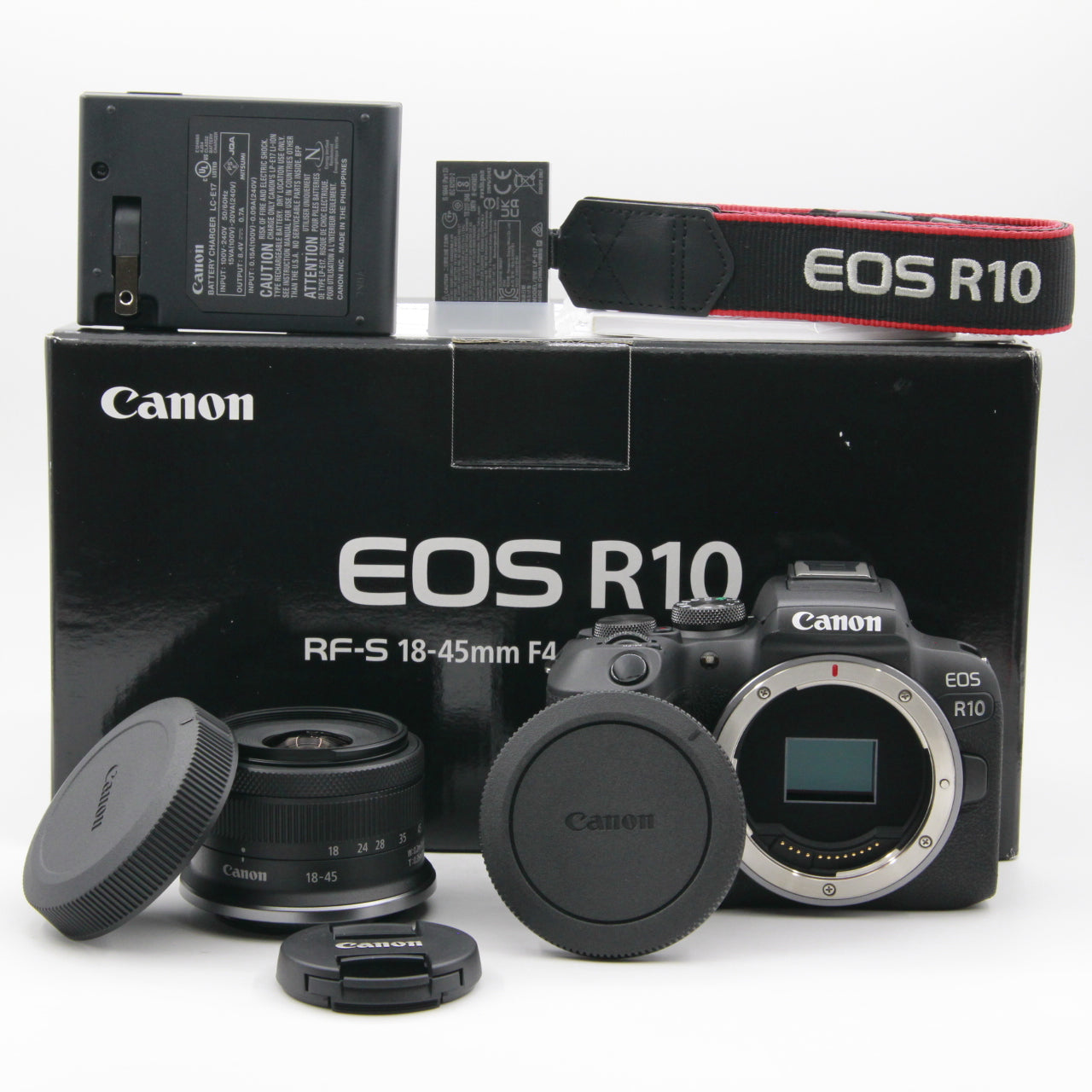 Open Box Excellent Condition Canon EOS R10 Mirrorless Digital Camera with 18-45mm f/4.5-6.3 IS STM Lens - Perfect for Travel Photography, Vlogging & Everyday Shooting