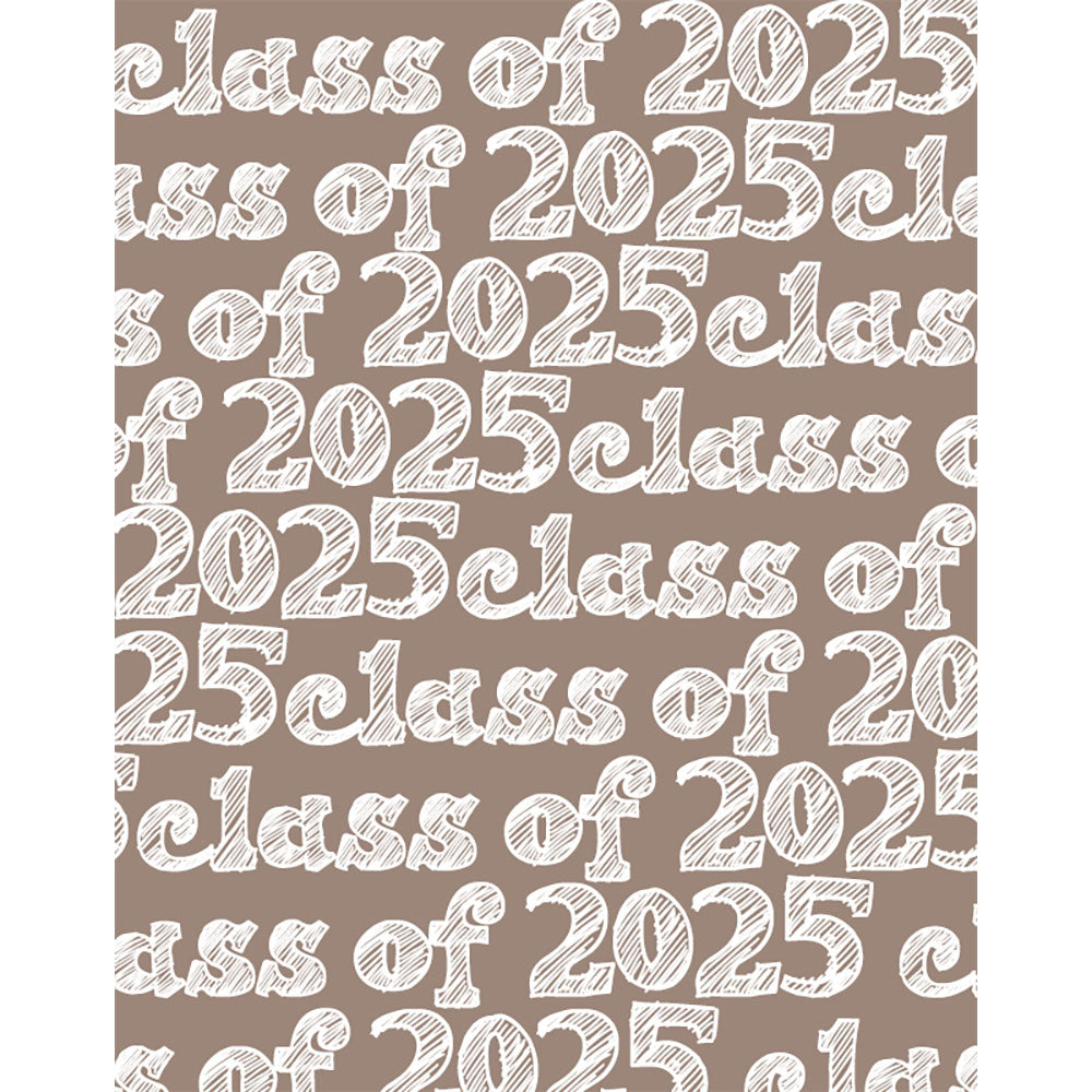 Class of... Sketched Printed Backdrop - Graduation Party Decor, Photo Booth Background, School Event Decoration - Perfect for Graduation Ceremonies, Senior Photos & Yearbook Signing Events