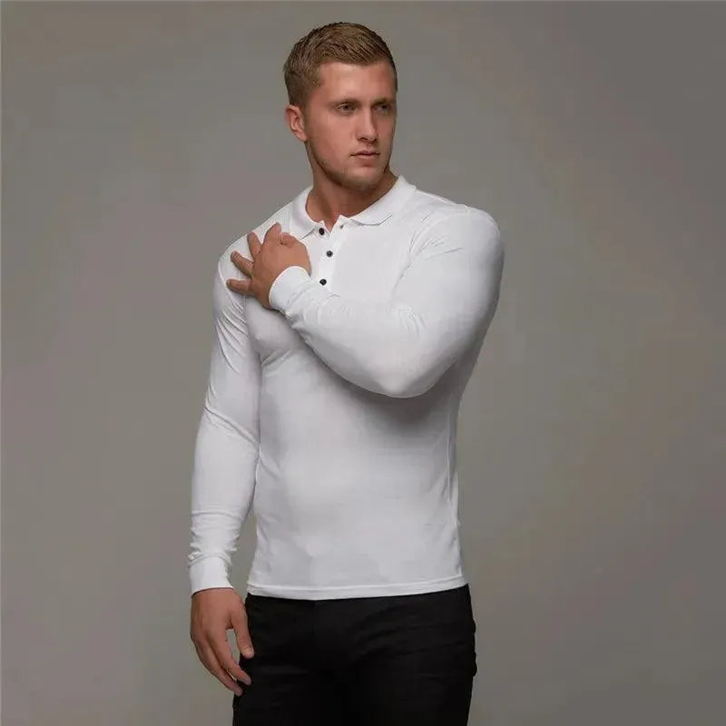 Classic Men's Cotton Polo Shirt for Gym & Workout - Breathable Athletic Shirt for Fitness, Golf & Casual Wear