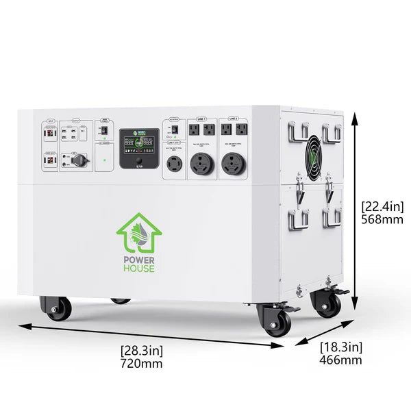 Nature's Generator Powerhouse - Portable Solar Power Station for Home, Camping & Emergencies - Reliable Off-Grid Backup Power Supply with Solar Panel Compatibility
