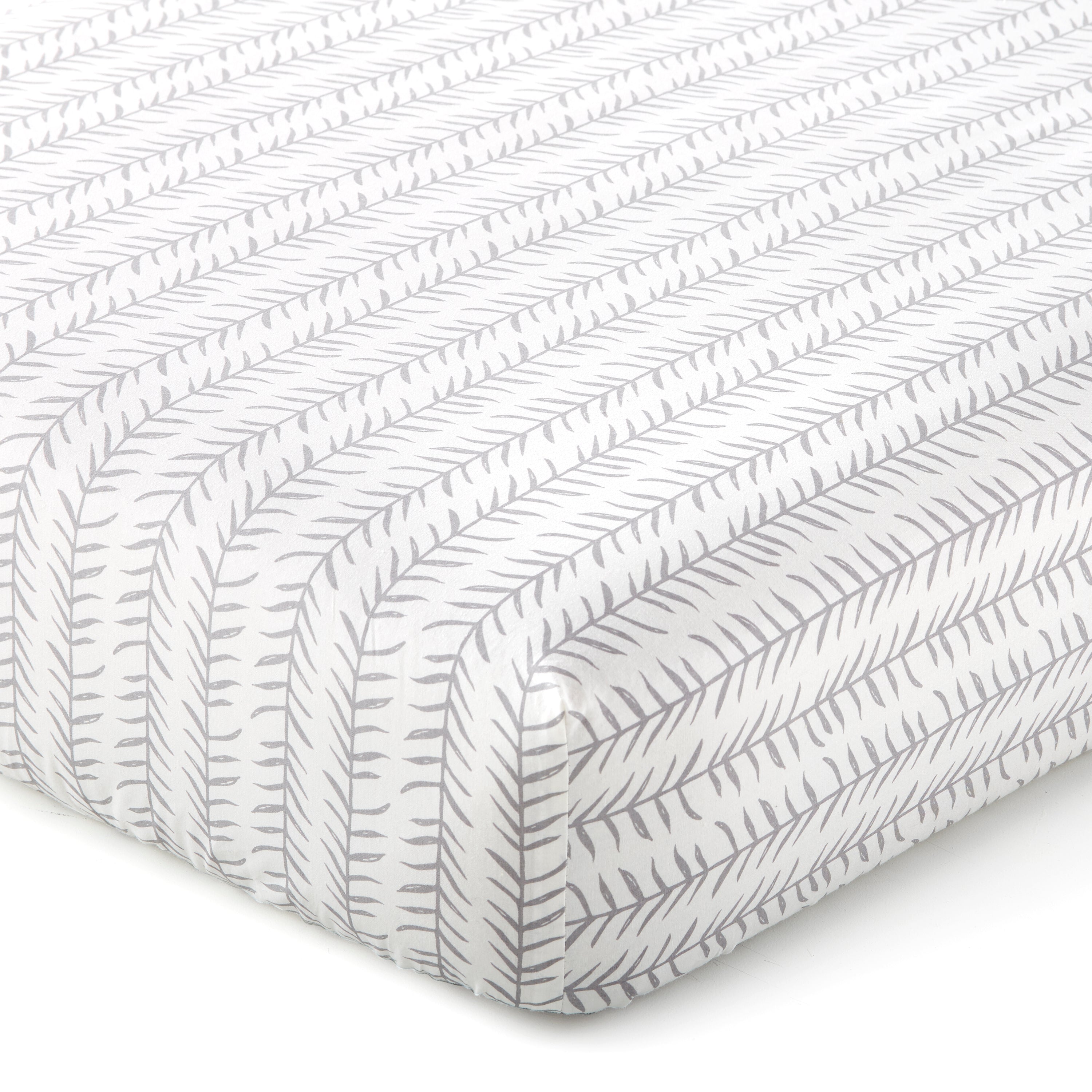 Kipton 100% Cotton Crib Fitted Sheet - Soft Baby Crib Sheets for Boys & Girls - Perfect for Nursery, Daycare & Travel - 28x52 Inches (Pack of 2)