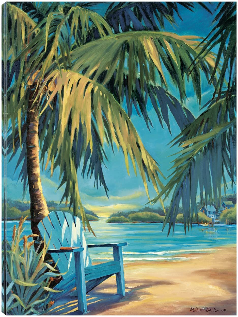 Fine Art Canvas Wall Decor by Kathleen Denis - Ready to Hang 24x32 Inch Abstract Painting for Living Room, Bedroom, Office - Perfect for Home, Hotel & Restaurant Decor
