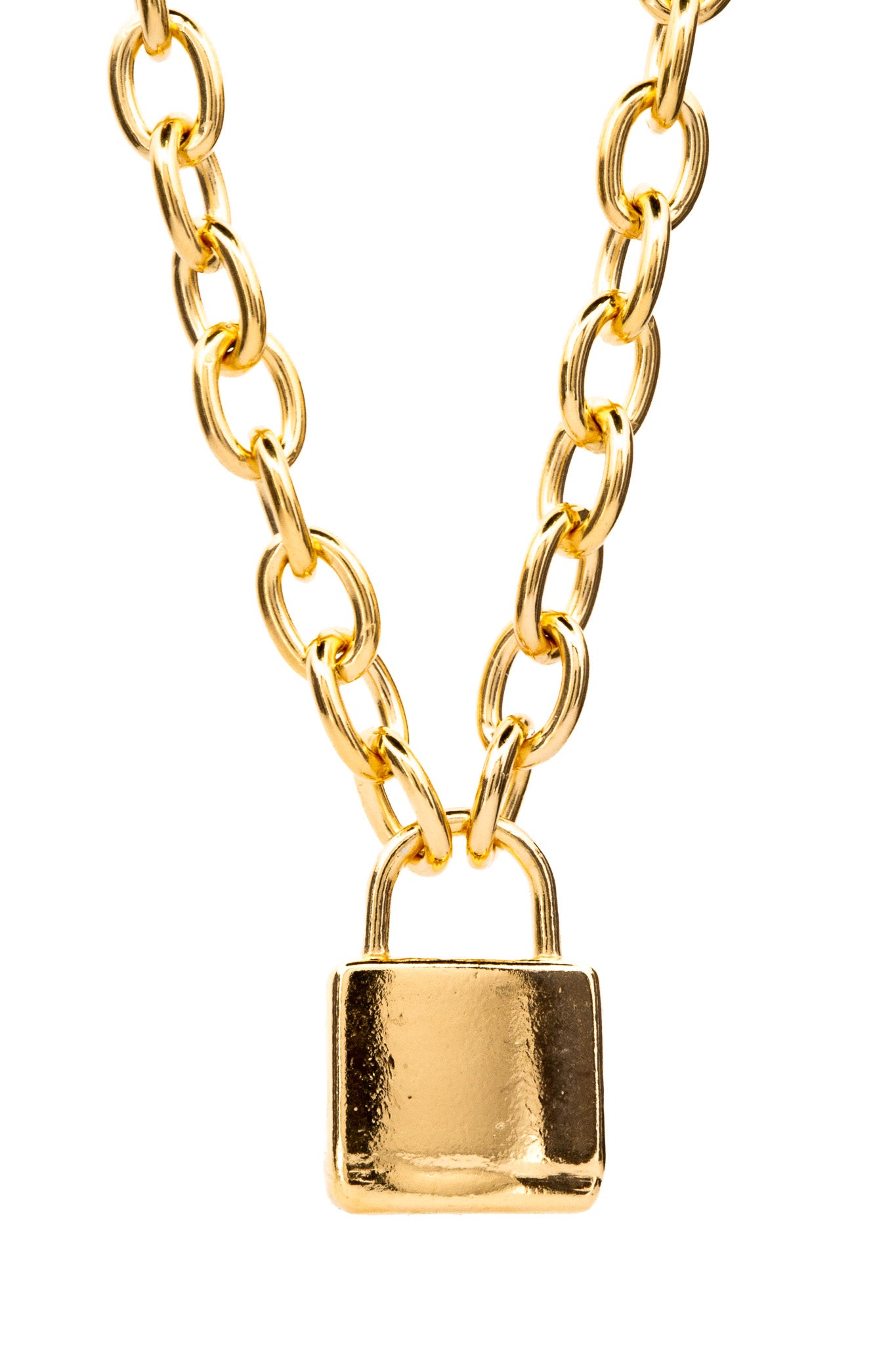 Gold Lock Necklace for Women - Elegant Heart Pendant Jewelry Gift for Her - Perfect for Valentine's Day, Anniversary & Special Occasions