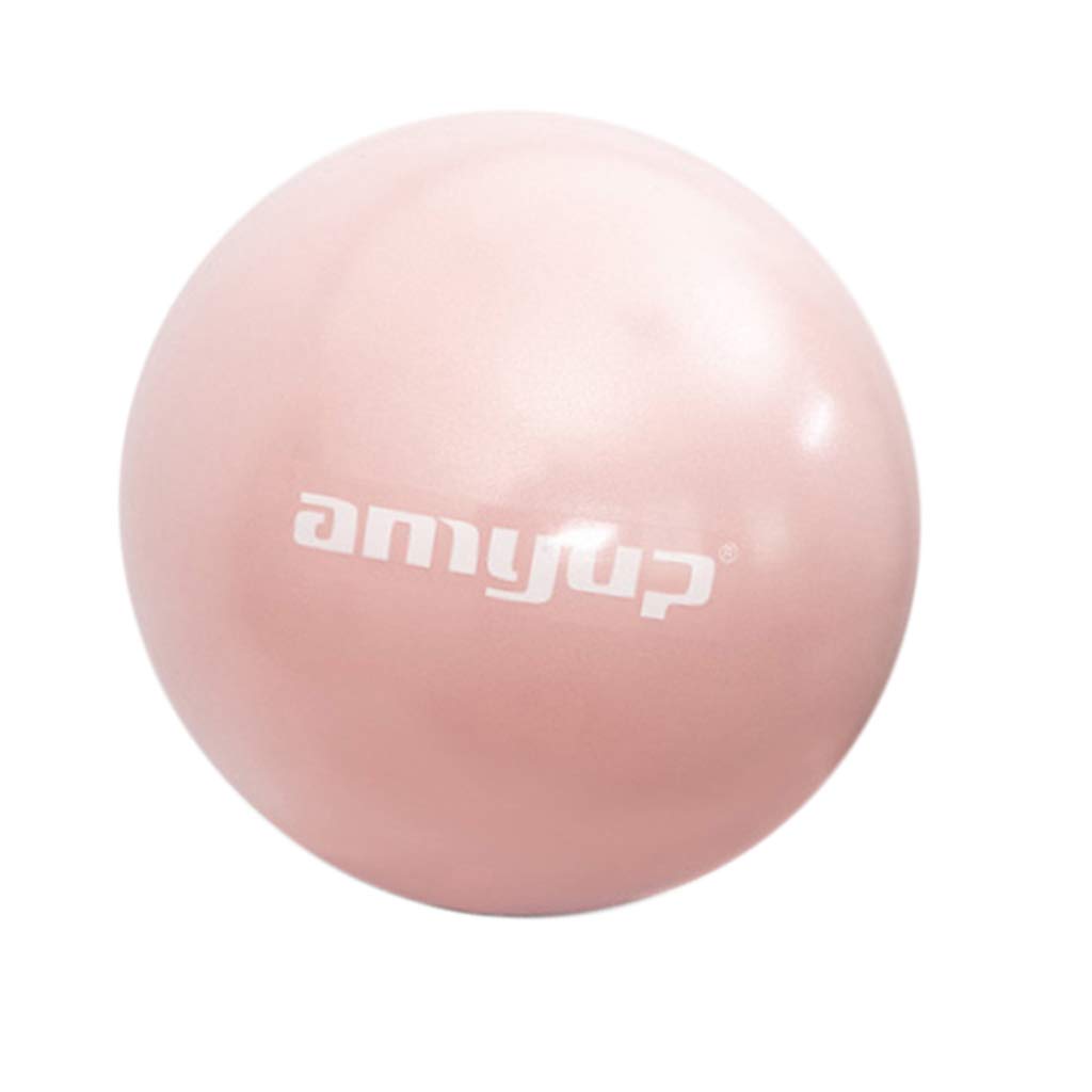 Harayaa 28cm Pink Fitness Ball for Yoga, Pilates, Core Workouts & Home Gym Exercises - Anti-Burst Exercise Ball for Stability Training & Physical Therapy