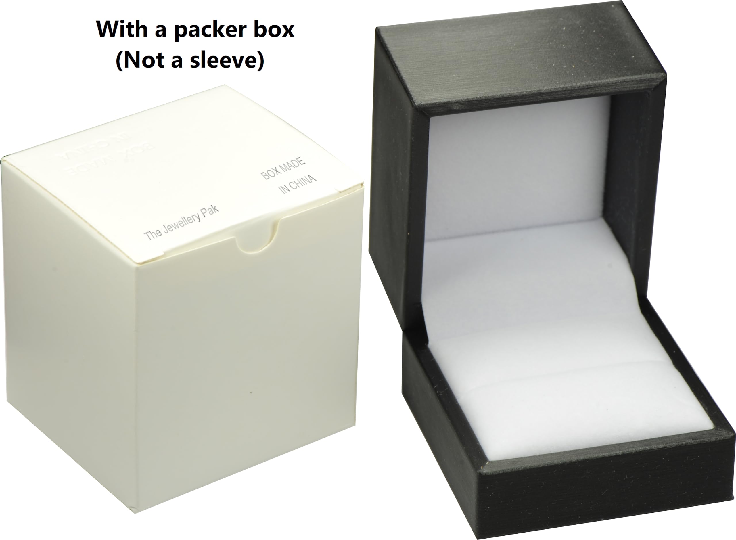 Luxury Black PU Leather Ring Box for Wedding Proposal & Engagement - Soft Touch Jewelry Gift Holder for Men & Women - Perfect for Romantic Surprises & Special Occasions