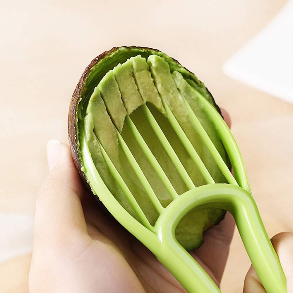 4-Piece Avocado Knife Set - Stainless Steel Fruit Tool & Shea Butter Knife with Scoop - Perfect for Kitchen, Camping & Home Use