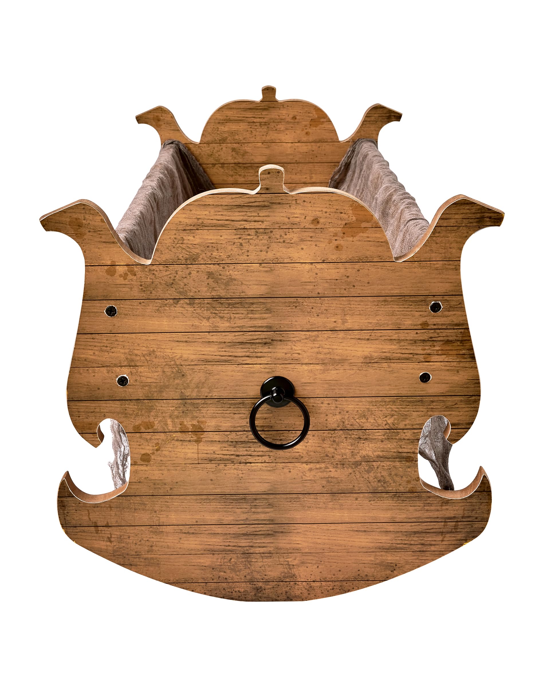 Spirit Halloween Zombie Baby Cradle - Scary Halloween Decorations & Haunted Nursery Prop for Horror Themed Parties, Haunted Houses, and Spooky Home Decor