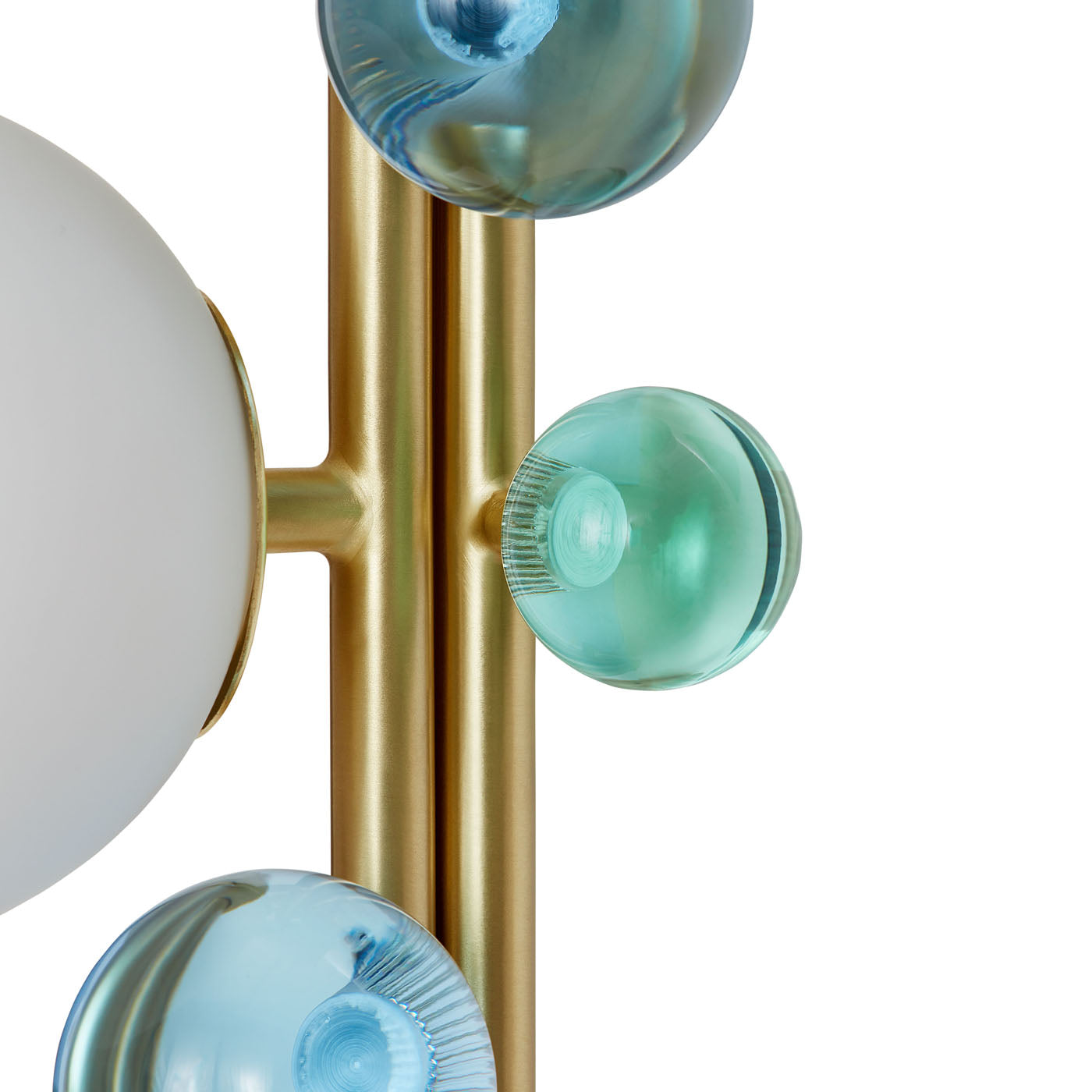 Globo Three Light Wall Sconce - Modern LED Wall Mount Lighting Fixture for Bedroom, Living Room, and Hallway Decor