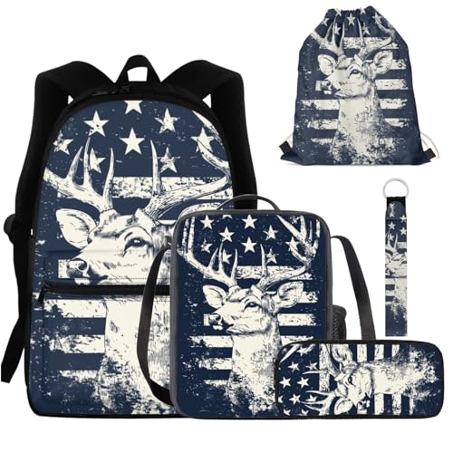 American Flag Deer Flag