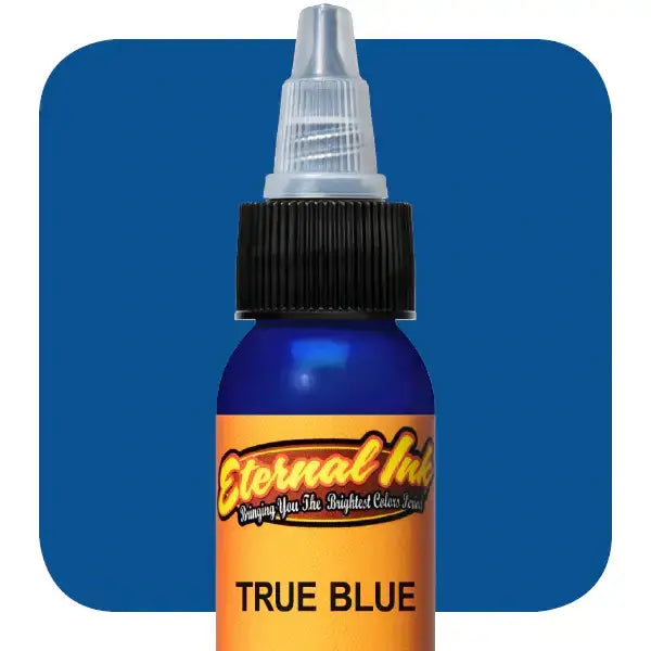 True Blue Permanent Ink - High-Quality, Long-Lasting, Fade-Resistant Ink for Tattoos, Art & Crafts | Perfect for Professional Artists & DIY Projects