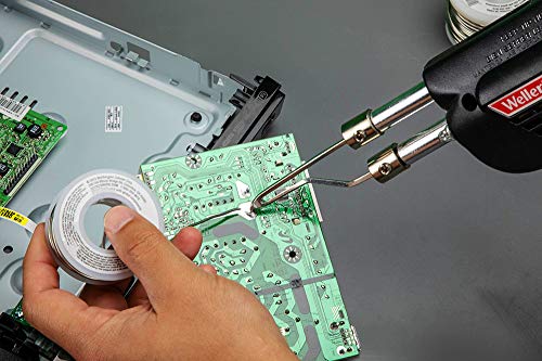 Weller D550 Dual Heat Professional Soldering Gun Kit - 260W & 200W Adjustable Temperature for Electronics Repair, DIY Projects, and Home Improvement