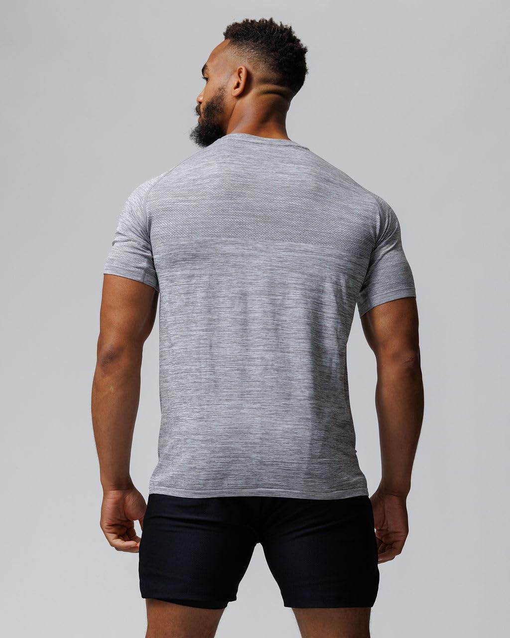 THREE NAILS Seamless T-Shirt for Women - Soft Stretchy Comfort Fit Crew Neck Basic Tee - Perfect for Yoga, Gym, Lounge & Everyday Wear