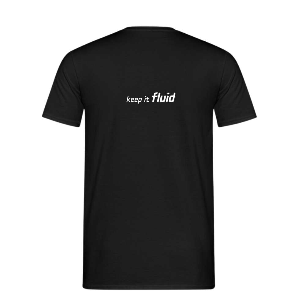 Fluid Style Tee - Soft Black Cotton T-Shirt for Men | Casual Wear, Street Fashion & Everyday Comfort