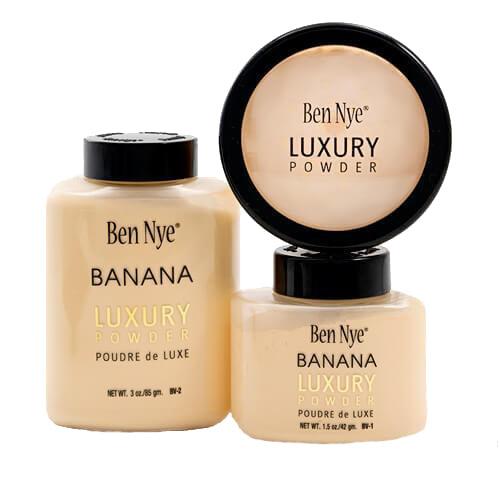 Ben Nye Banana Powder - Professional Loose Setting Powder for Makeup, Oil Control & Highlighting | Perfect for Stage, Photography & Everyday Use