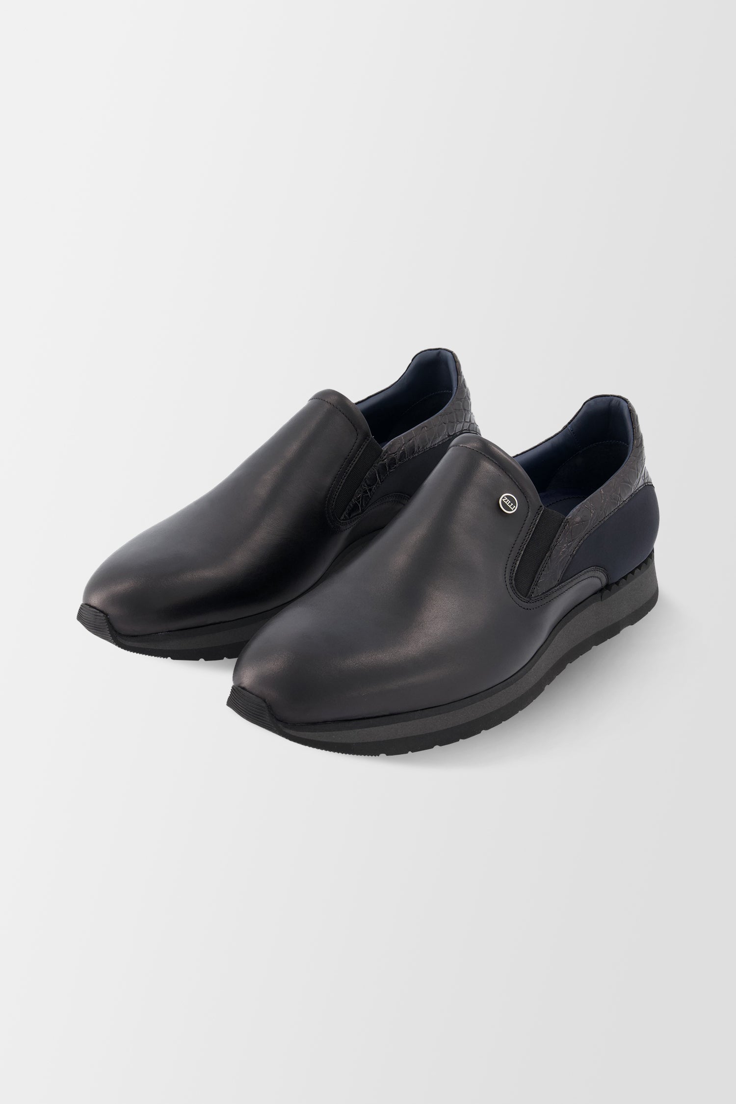 Zilli Black Pompei Sneakers - Stylish & Comfortable Men's Casual Shoes for Walking, Running & Everyday Wear