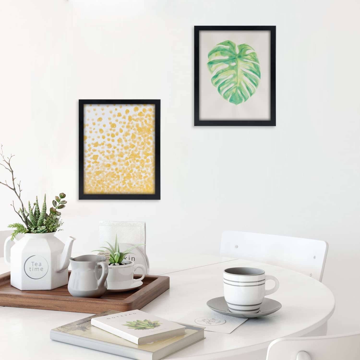 HUKONHEP A2 Black Picture Frame 16.5x23.4 with Plexiglass - Wall Gallery Frame for Home & Office Decor