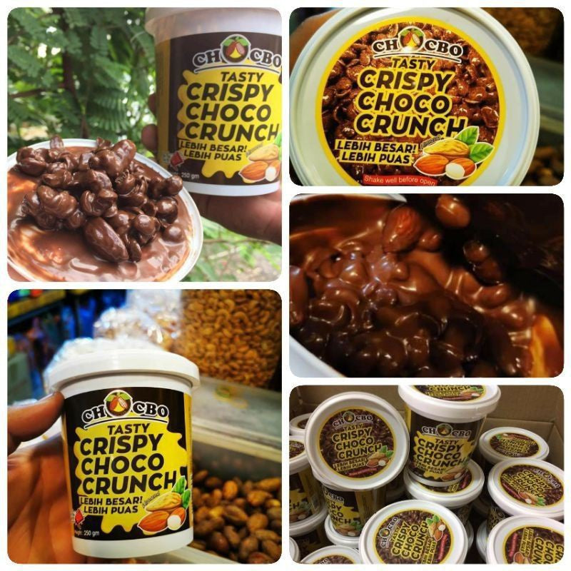 Nims Crispy Choco Tub - 6 Delicious Flavors (Milk, Dark, White Chocolate & More) - Perfect for Gifts, Parties & Snacking