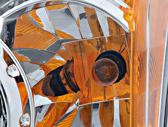 Dodge Caliber Headlights Replacement Set - Halogen Headlamp Assembly for Driver & Passenger Side (2007-2012 Models) - Perfect for Night Driving and Vehicle Restoration Projects