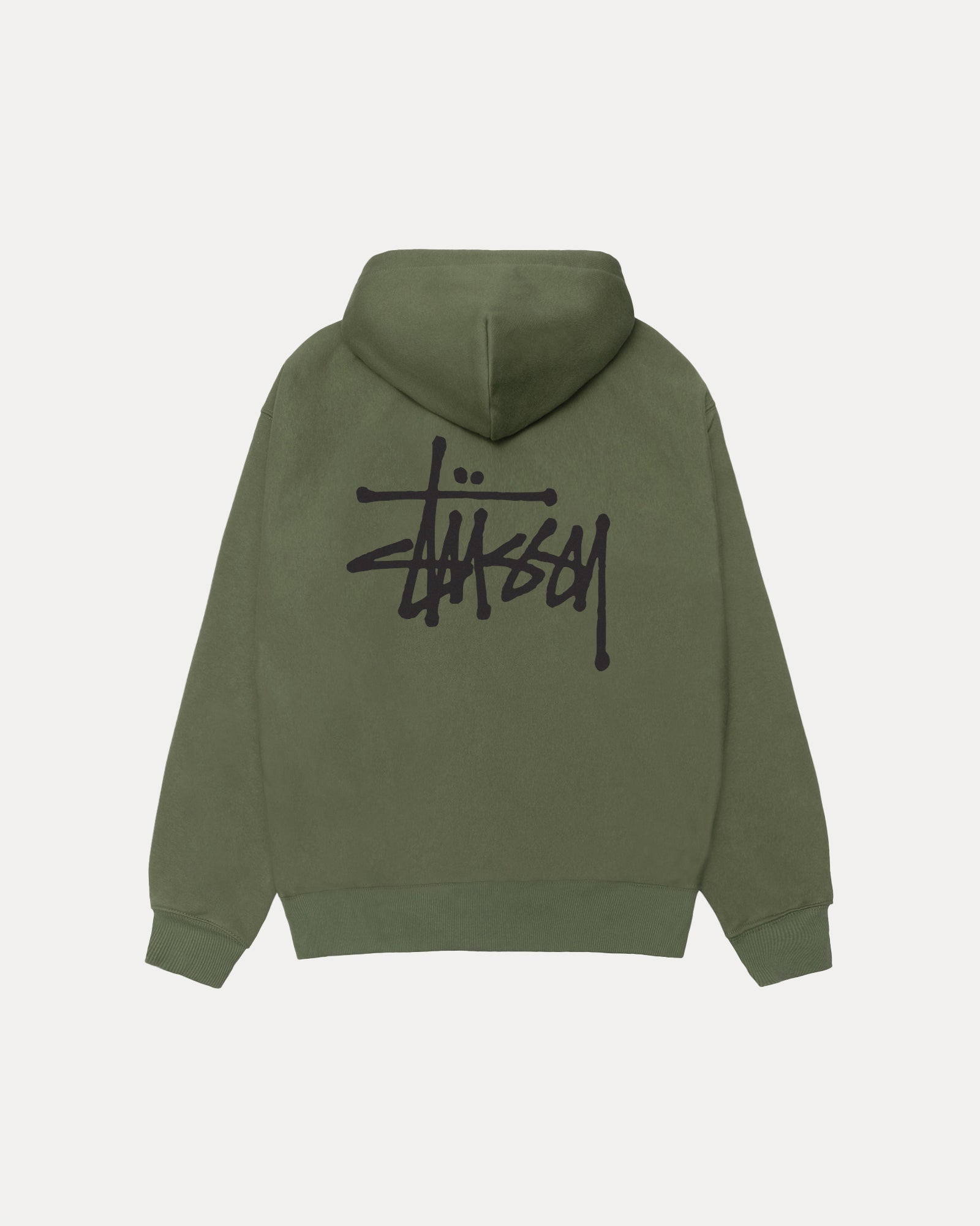 Stüssy Zip-Up Hoodie for Men & Women - Classic Basic Pullover with Front Pocket - Perfect for Streetwear, Casual Outfits & Gym Wear