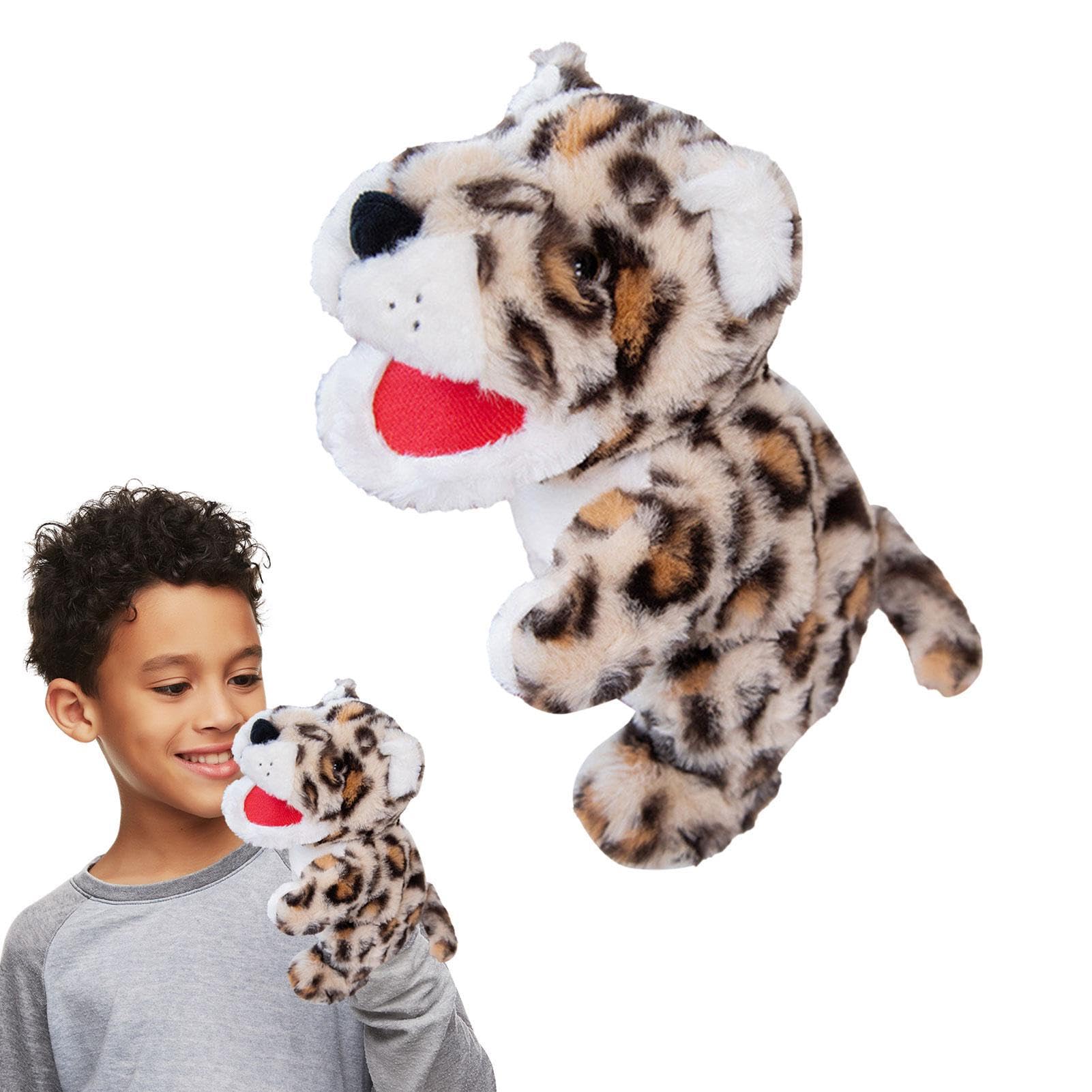 Soft Animal Hand Puppets - Cute Plush Toys with Movable Mouth for Pretend Play, Interactive Puppet Show Gifts for Babies & Kids - Perfect for Storytelling, Role Play & Early Learning Activities
