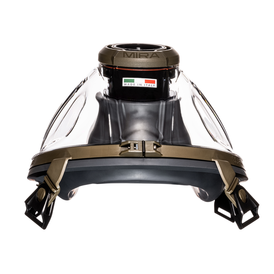 Mira Safety CM I01 Lightweight Full Face Respirator Mask - NIOSH Certified for Chemical, Biological & Industrial Protection - Ideal for Emergency Preparedness, DIY Projects & Workplace Safety