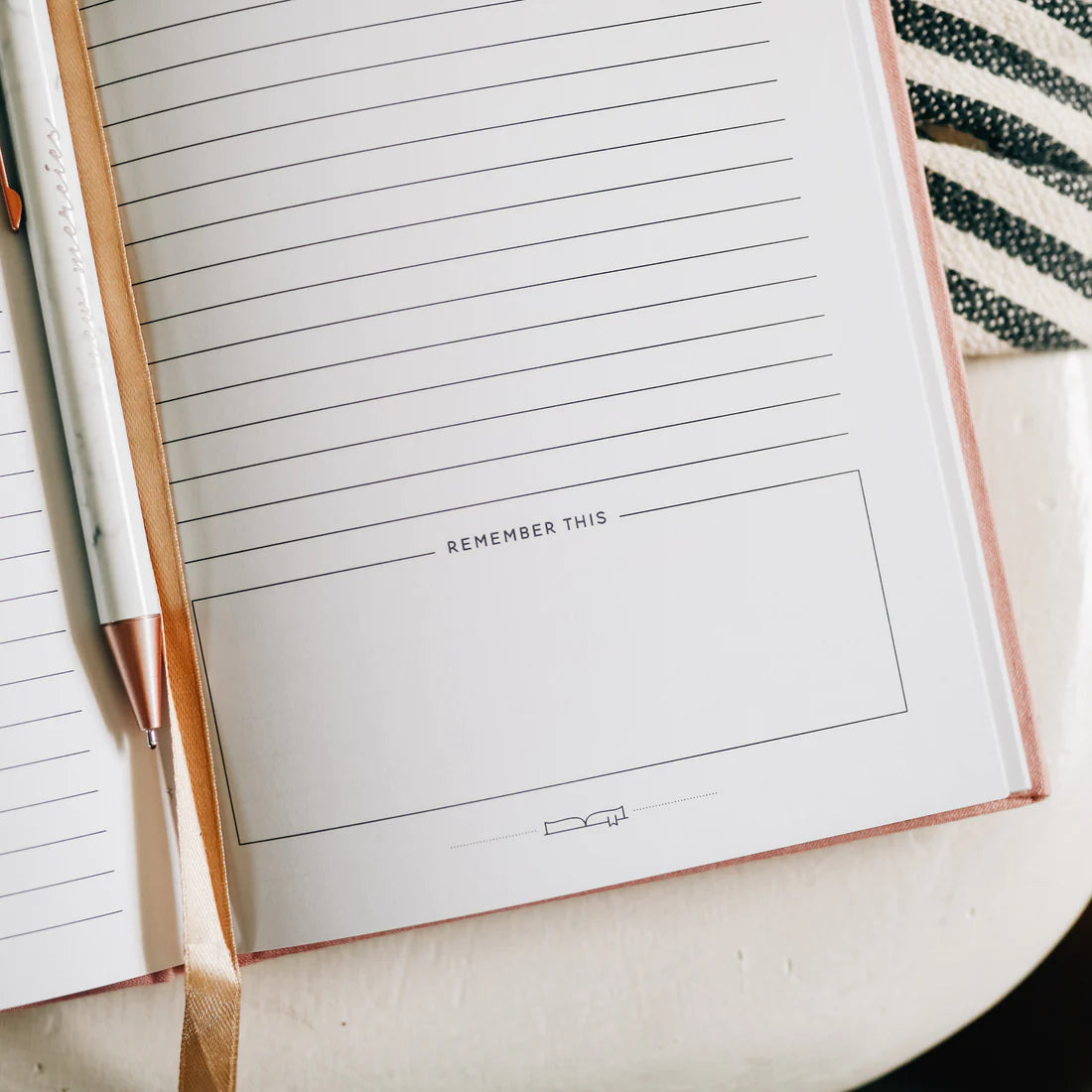 Sermon Notes Journal - Pink Linen Cover Christian Bible Study Notebook for Church, Sermon Reflection & Scripture Writing - Perfect Gift for Women & Teens